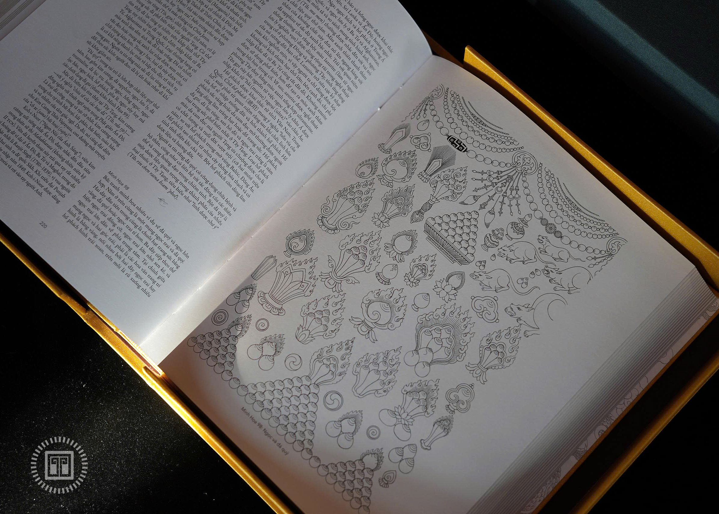 Bach Khoa Toan Thu Bieu Tuong Va Hoa Van Mat Tang - An Ban Gioi Han - Bia Buckram - Ban Co Hop + Chu Ky Tac Gia Va Dich Gia - Ảnh 12