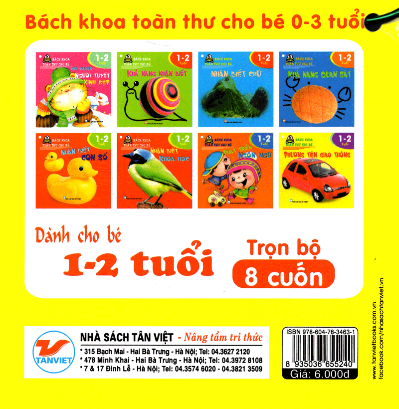 bách khoa toàn thư cho bé 1 - 2 tuổi (bộ 8 cuốn) - Ảnh 7
