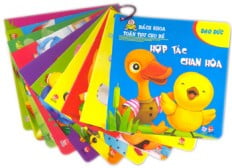 Bìa sách bách khoa toàn thư cho bé - bộ xâu rèn luyện đạo đức