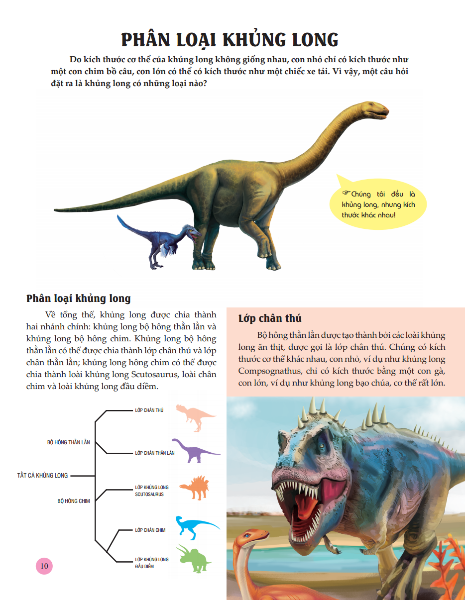 bách khoa toàn thư tìm hiểu về trái đất - vương quốc khủng long (tái bản 2023) - Ảnh 11