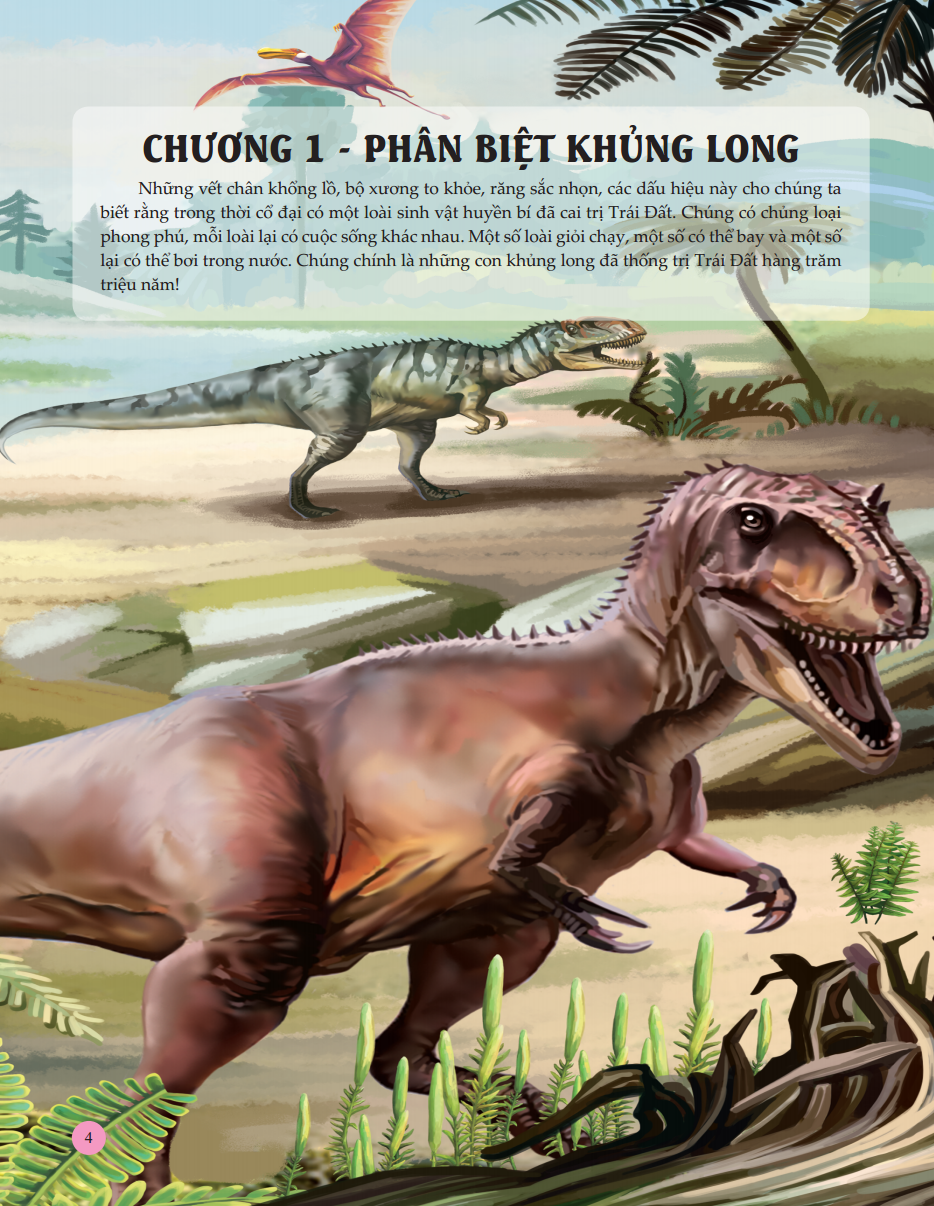 bách khoa toàn thư tìm hiểu về trái đất - vương quốc khủng long (tái bản 2023) - Ảnh 5