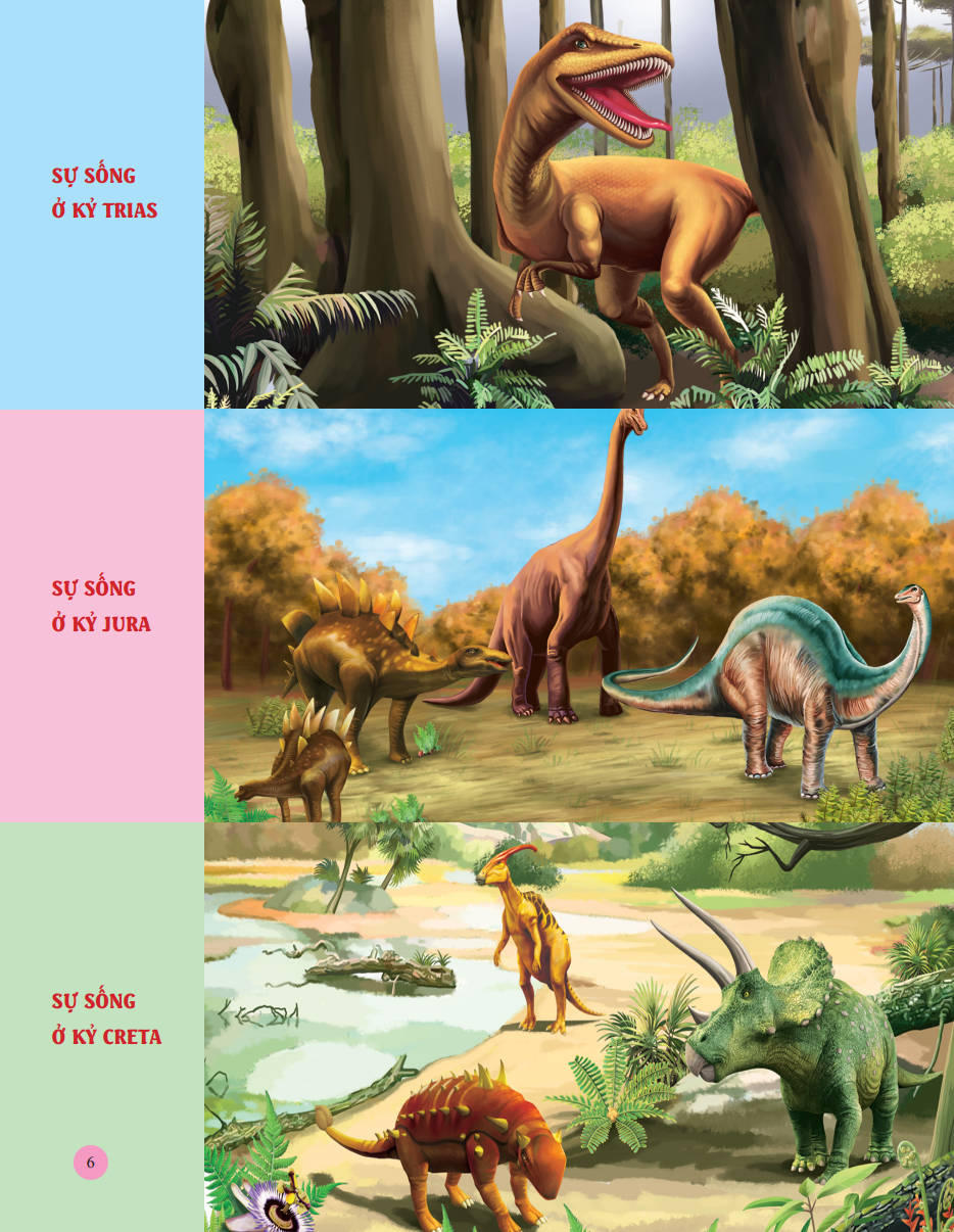bách khoa toàn thư tìm hiểu về trái đất - vương quốc khủng long (tái bản 2023) - Ảnh 7