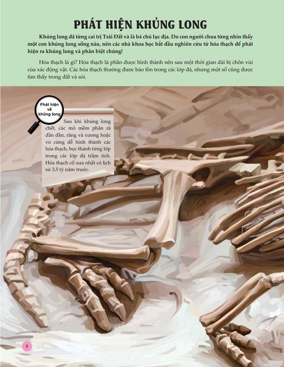 bách khoa toàn thư tìm hiểu về trái đất - vương quốc khủng long (tái bản 2023) - Ảnh 9