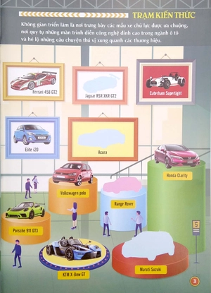 bách khoa toàn thư về các loại ô tô 1000 sticker - 1000 miếng dán hình thông minh - ô tô thể thao - Ảnh 4