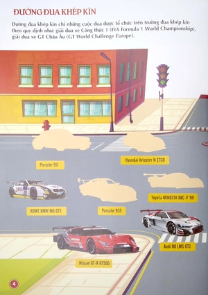 bách khoa toàn thư về các loại ô tô 1000 sticker - 1000 miếng dán hình thông minh - ô tô thể thao - Ảnh 5