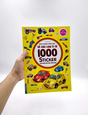 bách khoa toàn thư về các loại ô tô 1000 sticker - 1000 miếng dán hình thông minh - ô tô thể thao - Ảnh 7