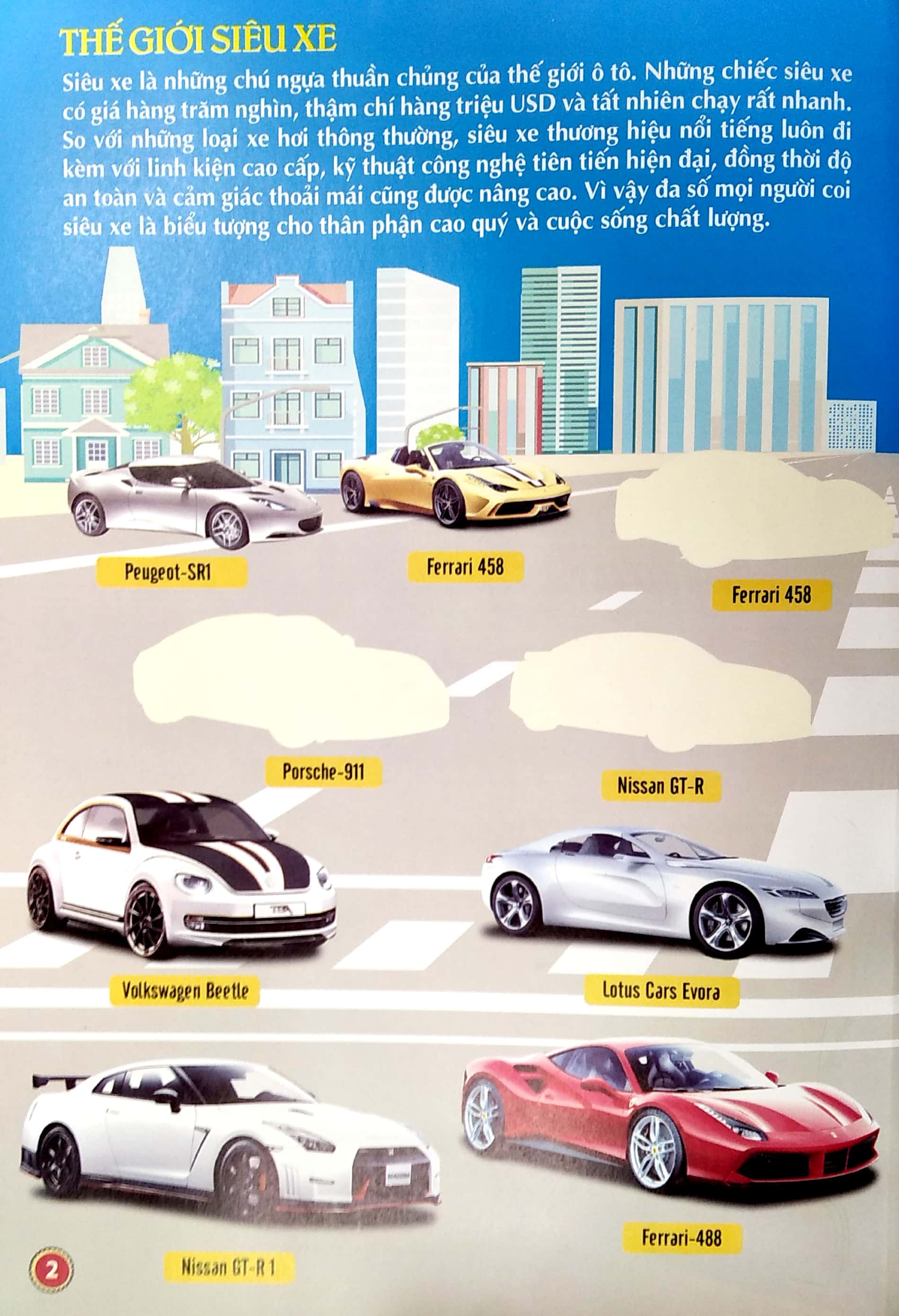 bách khoa toàn thư về các loại ô tô 1000 sticker - 1000 miếng dán hình thông minh - siêu xe - Ảnh 3