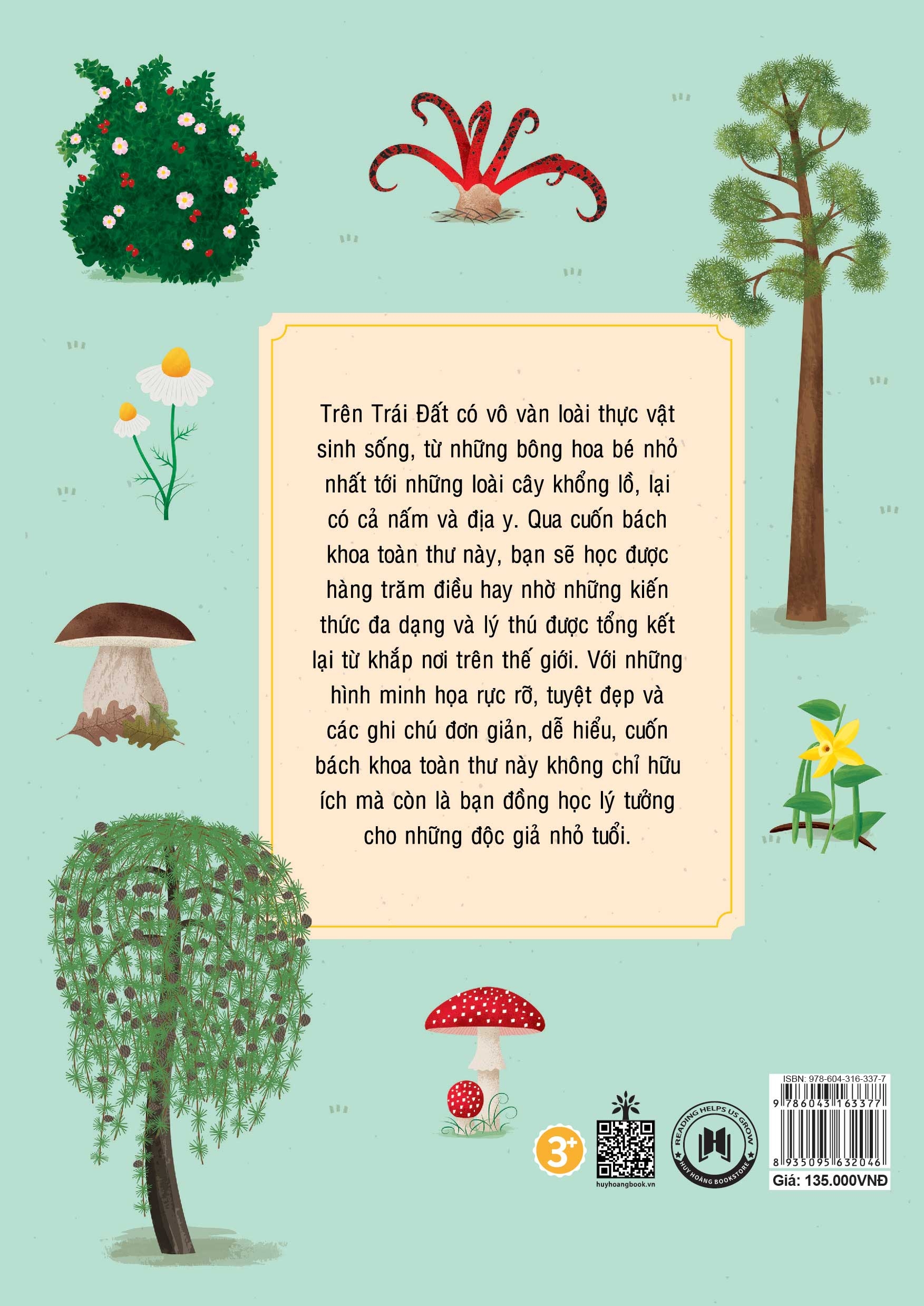 bách khoa toàn thư về thực vật, nấm và địa y - encyclopaedia of plants, fungi and lichens - for young readers - Ảnh 3