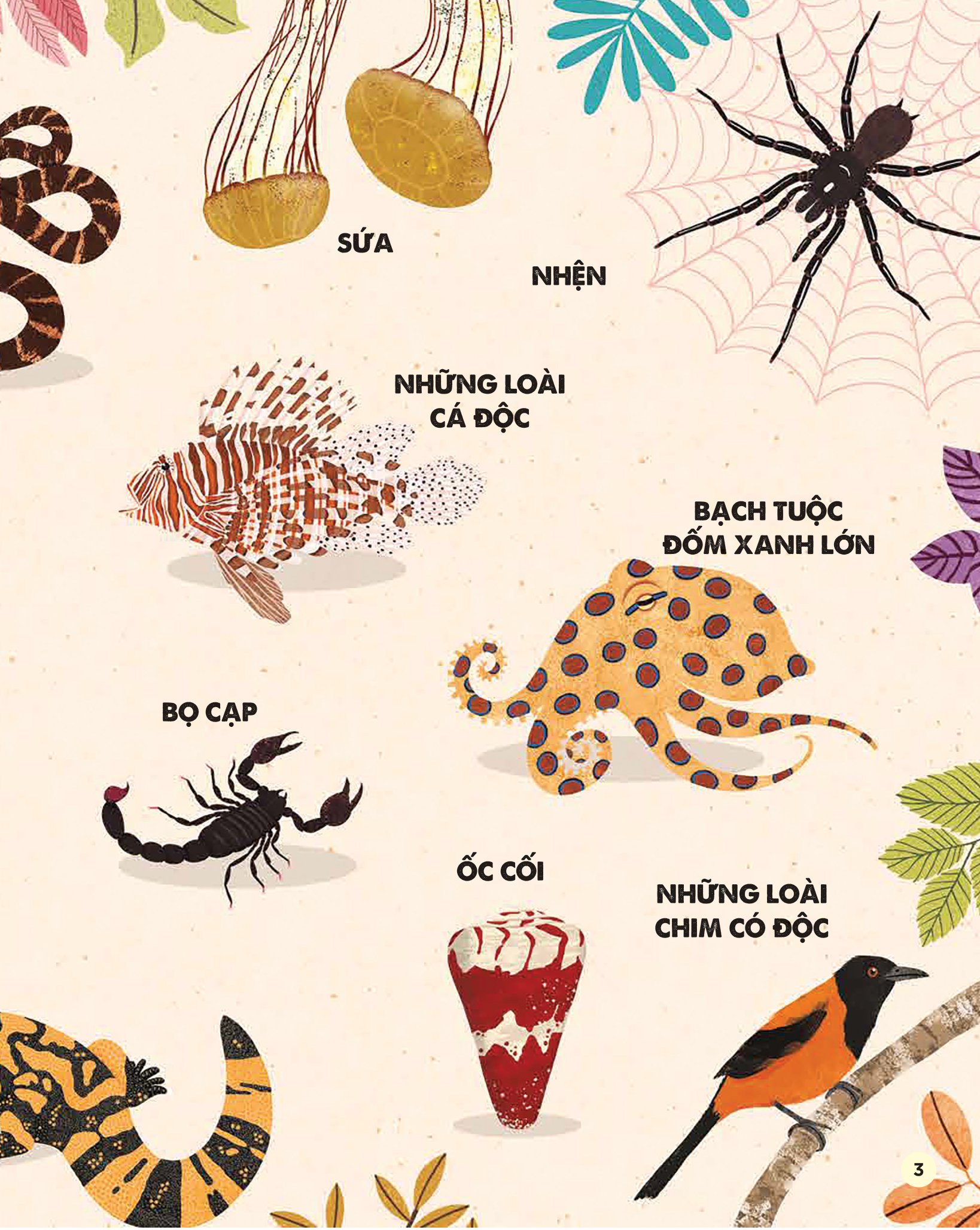 bách khoa tri thức dành cho trẻ em - các sinh vật cực độc trên trái đất - Ảnh 4