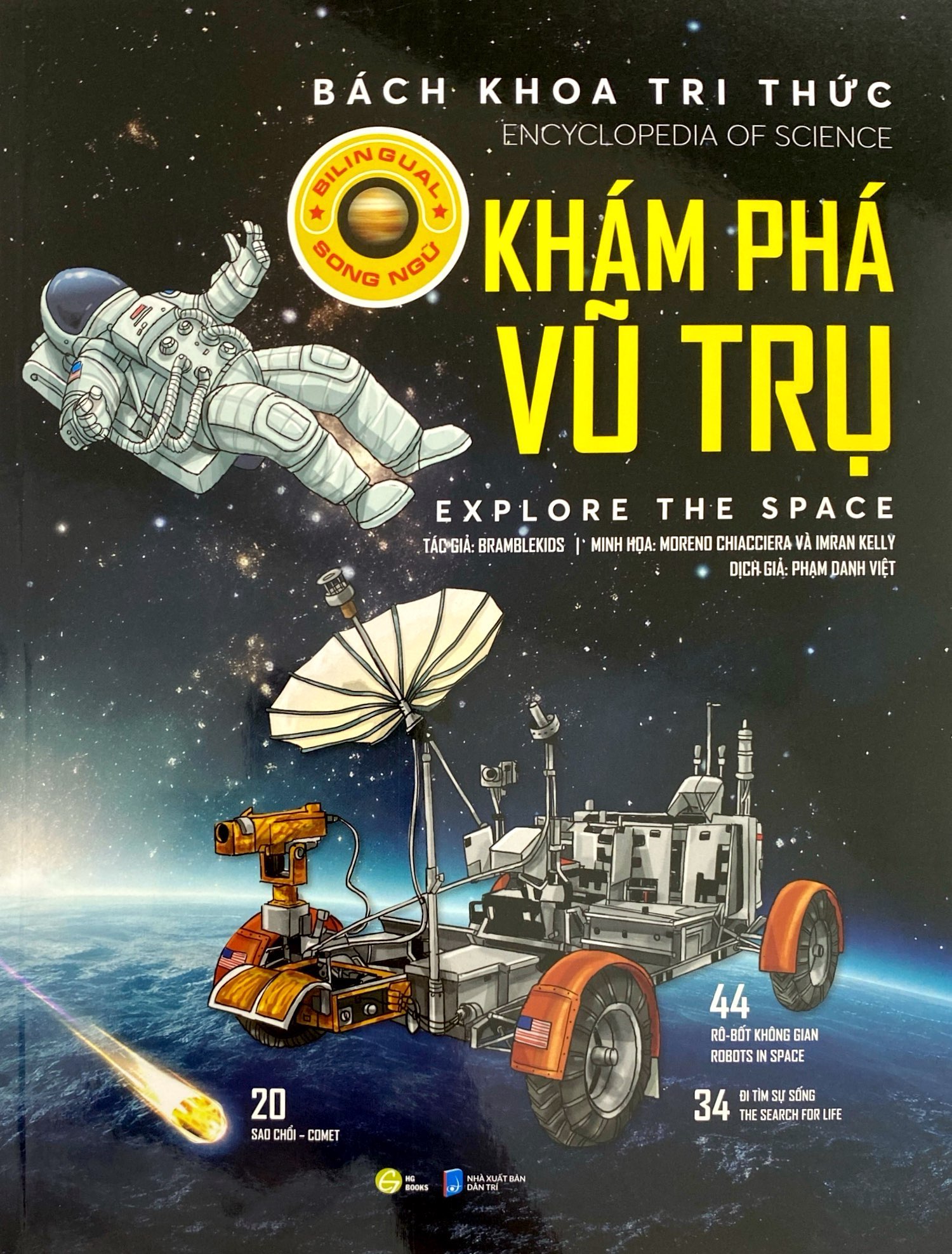 bách khoa tri thức - khám phá vũ trụ - explore the space (song ngữ) - Ảnh 2