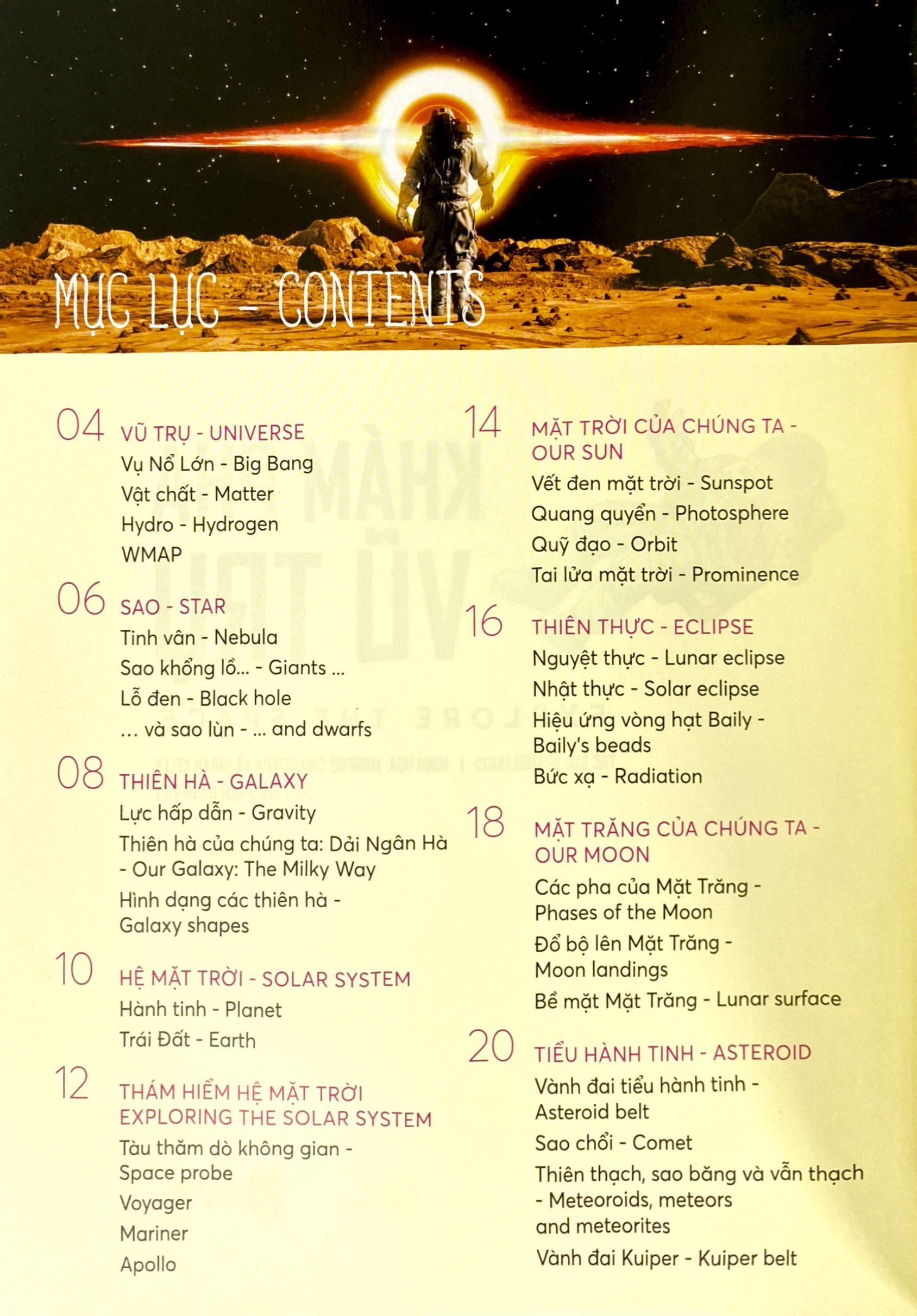 bách khoa tri thức - khám phá vũ trụ - explore the space (song ngữ) - Ảnh 3