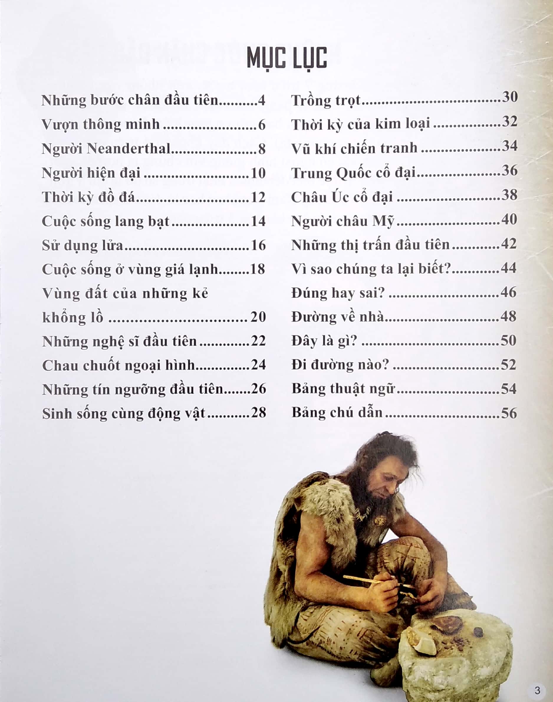 bách khoa tri thức về khám phá thế giới cho trẻ em - early people - người cổ đại - Ảnh 3