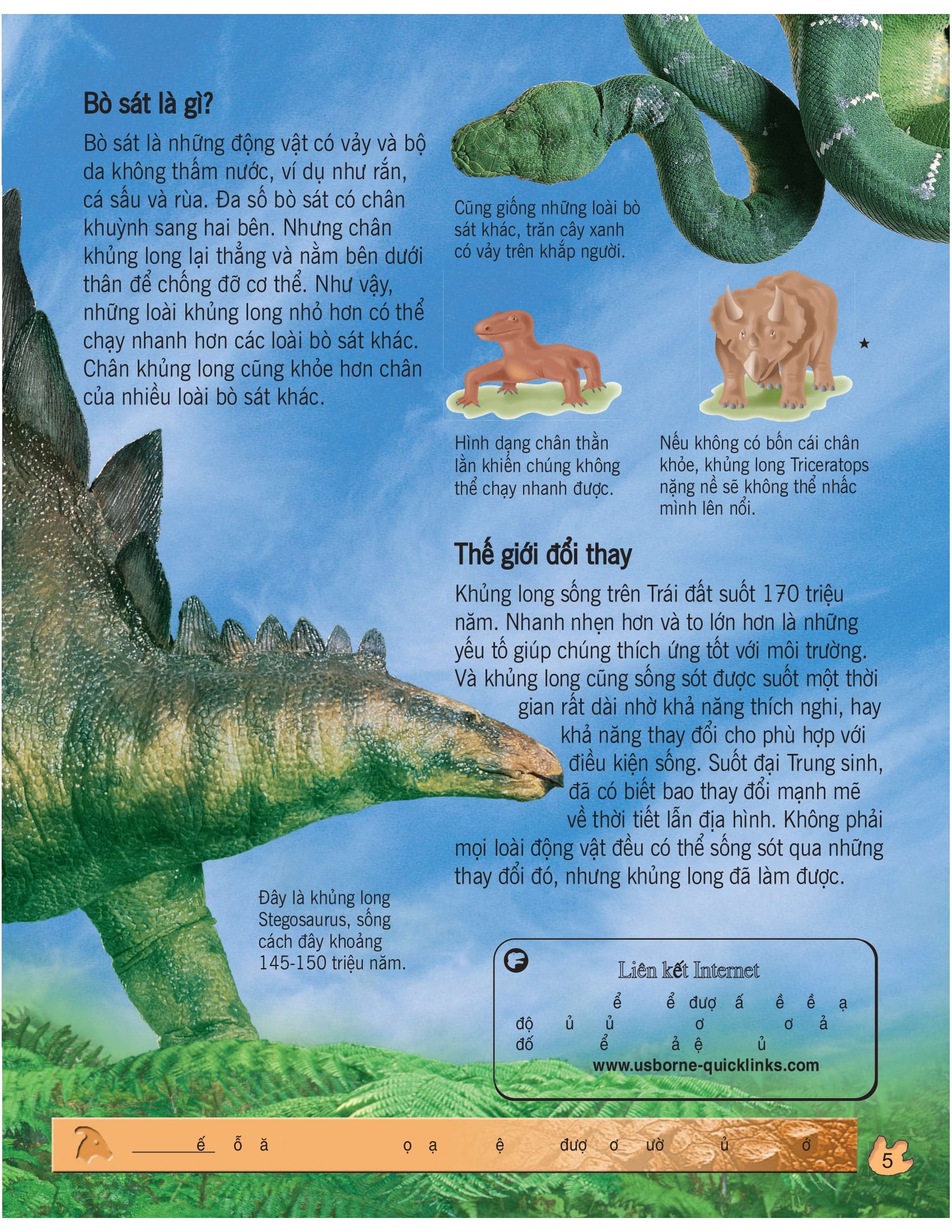 bách khoa tri thức về khám phá thế giới cho trẻ em - khủng long (tái bản 2020) - Ảnh 5