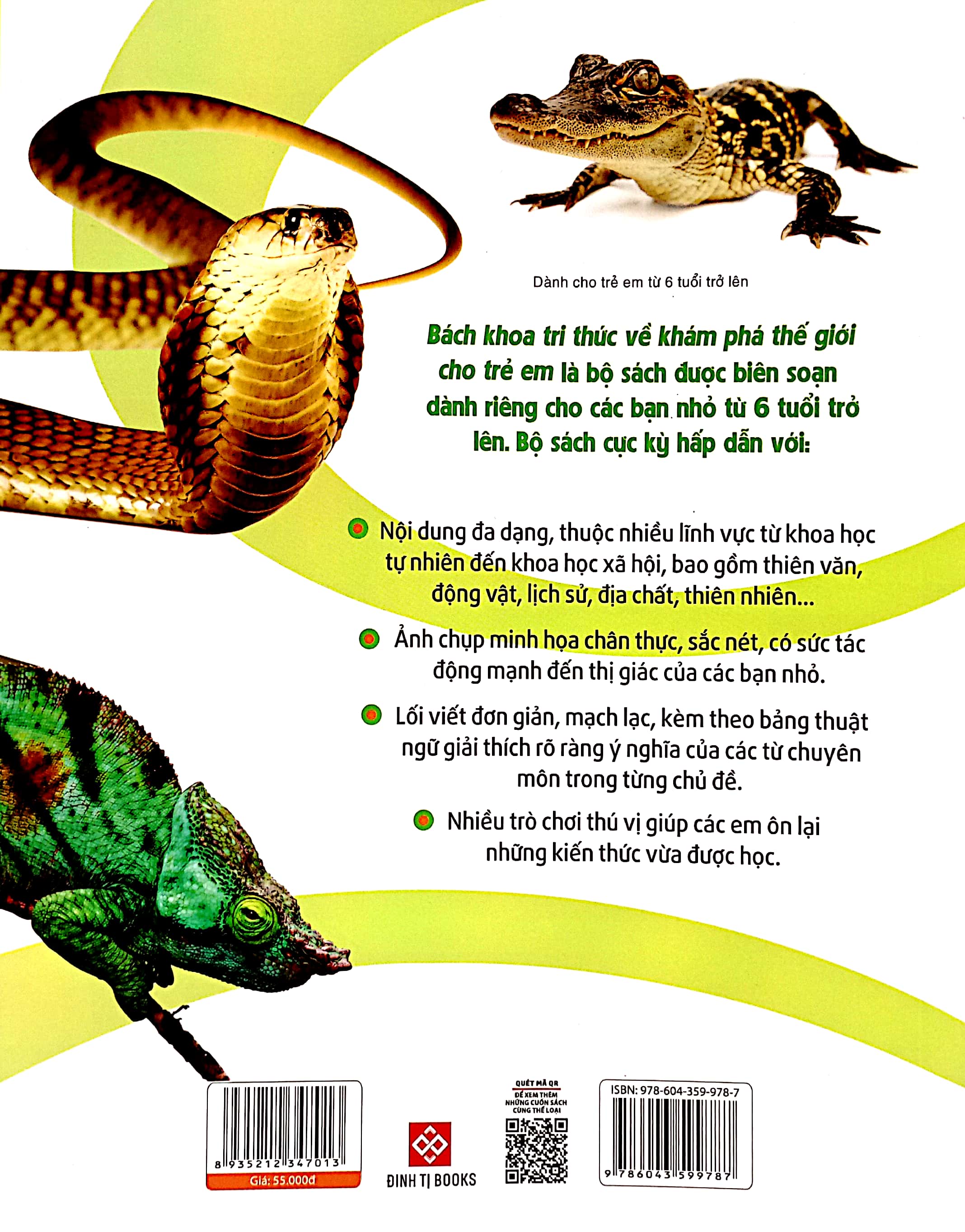 bách khoa tri thức về khám phá thế giới cho trẻ em - reptiles - bò sát - Ảnh 6