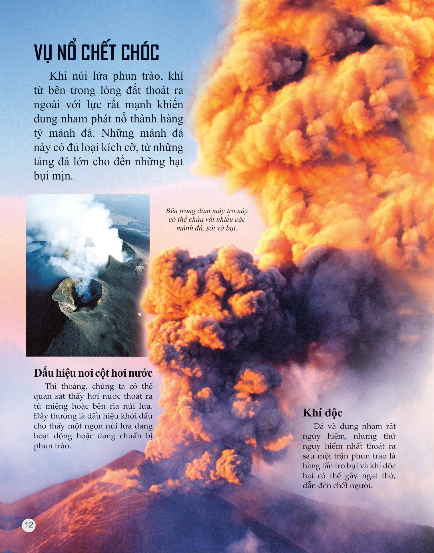 bách khoa tri thức về khám phá thế giới cho trẻ em - volcano - núi lửa - Ảnh 3