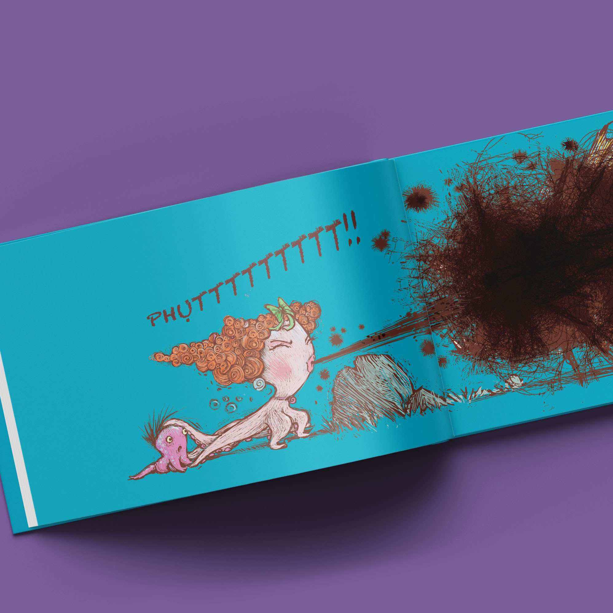 bạch tuộc phụt mực phi phàm - bìa cứng - Ảnh 2