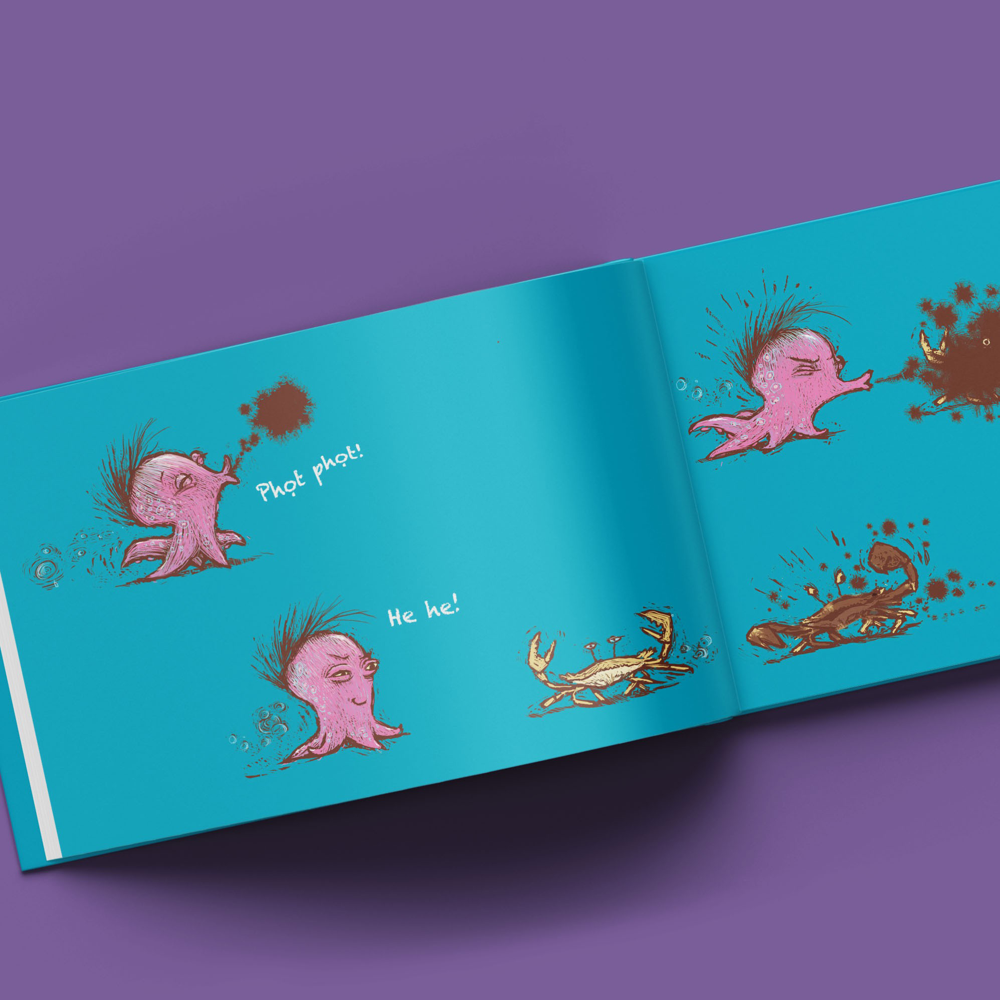 bạch tuộc phụt mực phi phàm - bìa cứng - Ảnh 4