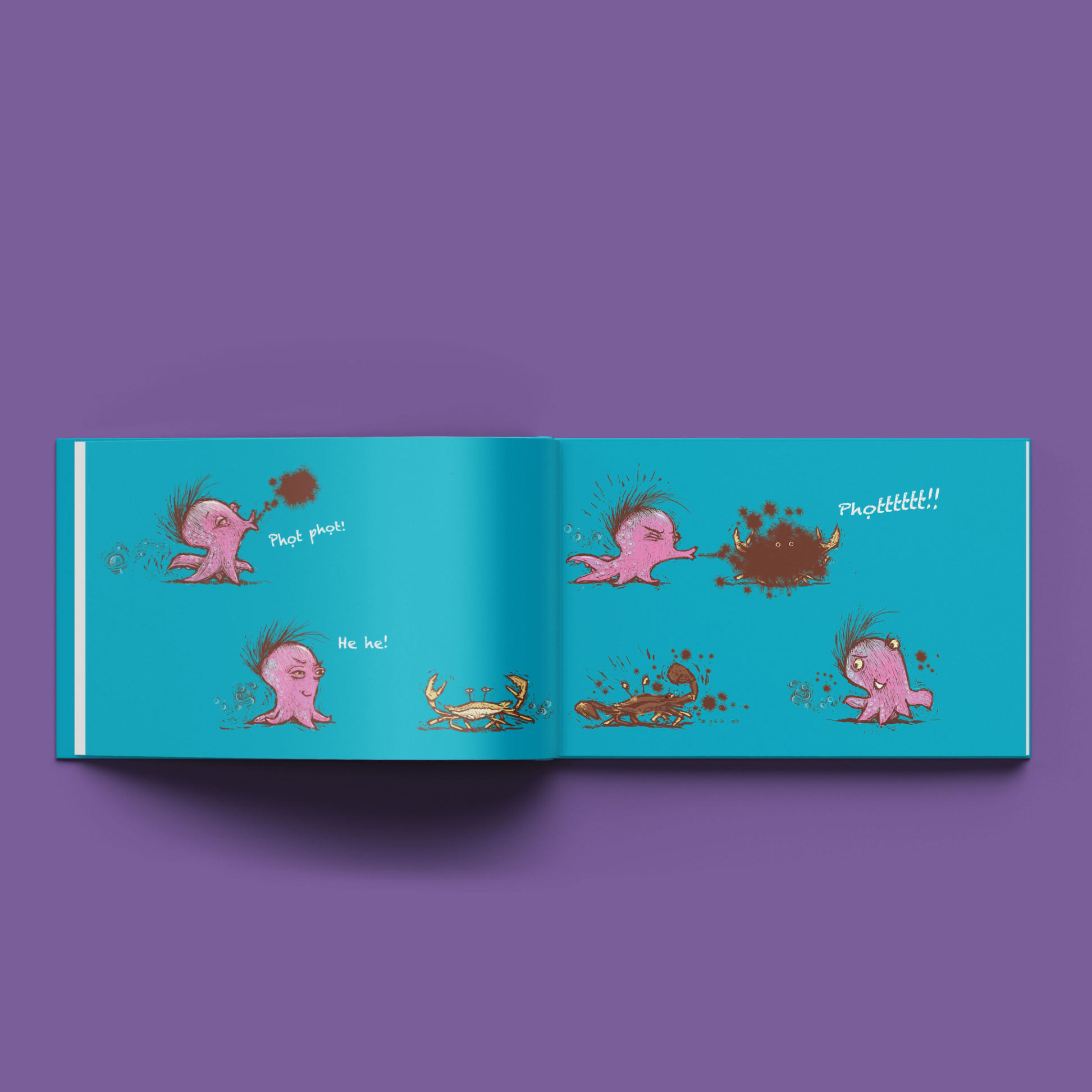 bạch tuộc phụt mực phi phàm - bìa cứng - Ảnh 7