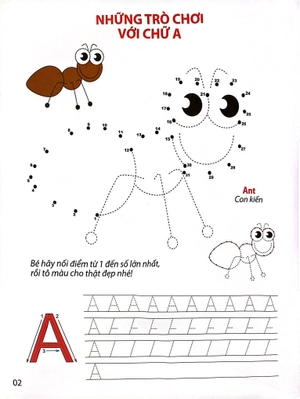 back to school - bé tập tô & đố vui với bảng chữ cái tiếng anh (song ngữ anh việt) - Ảnh 3