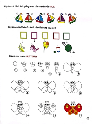 back to school - bé tập tô & đố vui với bảng chữ cái tiếng anh (song ngữ anh việt) - Ảnh 6