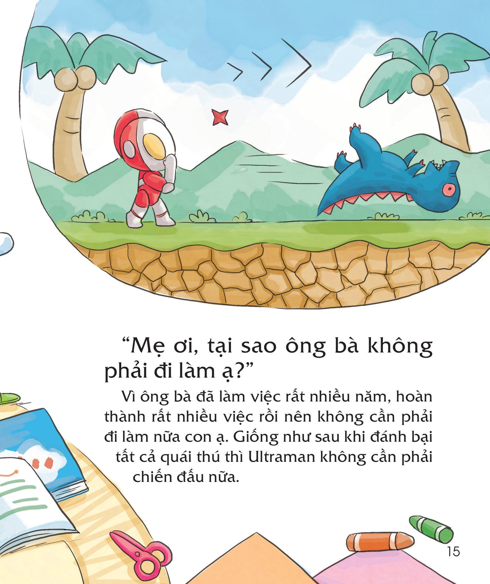 bài học đầu đời cho bé - con thích bố ở nhà cơ! - giúp trẻ hiểu lý do vì sao người lớn cần phải đi làm - Ảnh 12