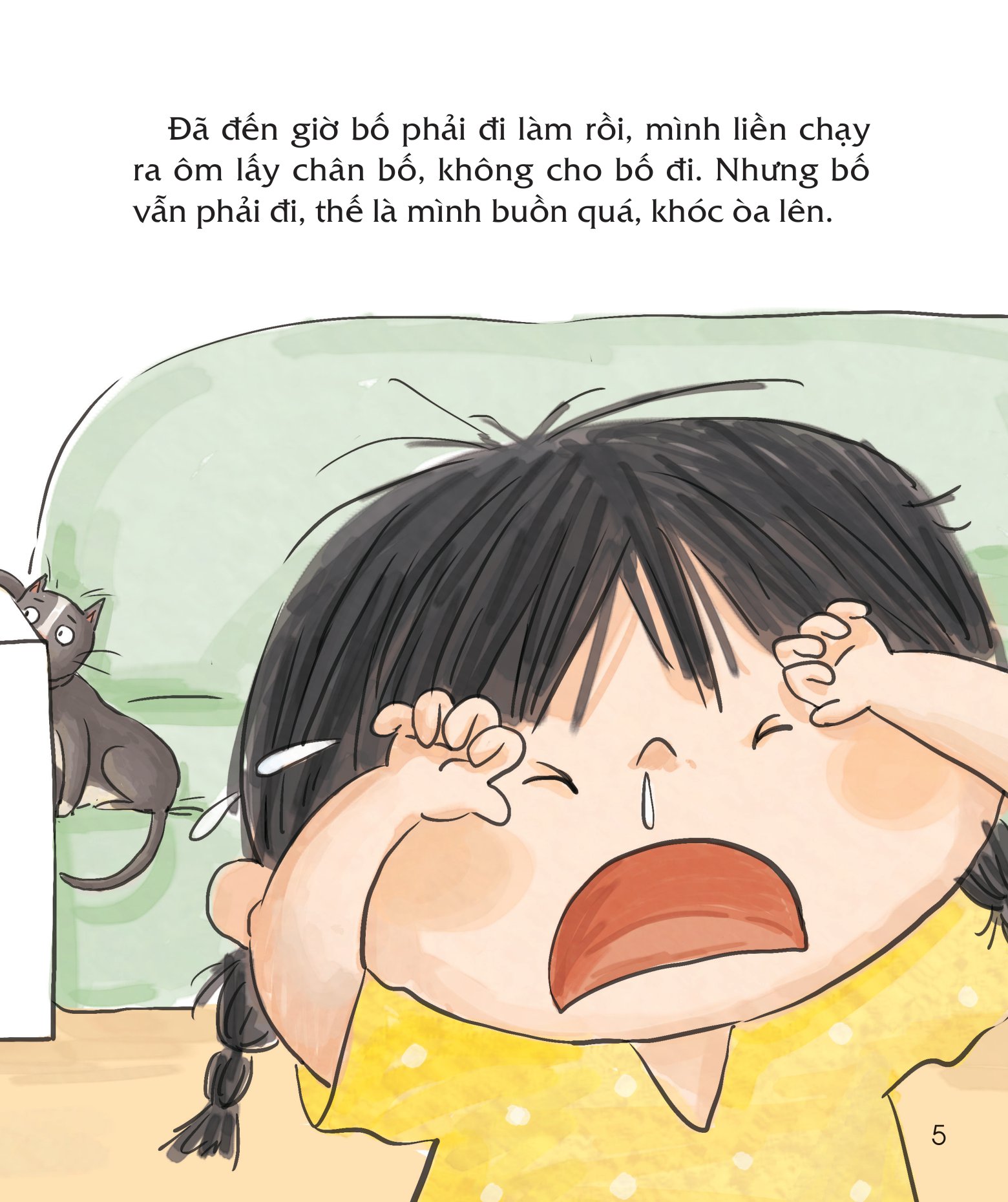 bài học đầu đời cho bé - con thích bố ở nhà cơ! - giúp trẻ hiểu lý do vì sao người lớn cần phải đi làm - Ảnh 2