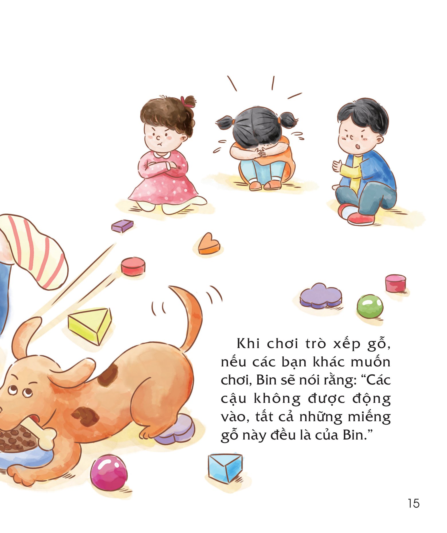 bài học đầu đời cho bé - không được đụng vào đồ của tớ! - giúp trẻ biết chia sẻ, nhường nhịn và không ích kỷ - Ảnh 13