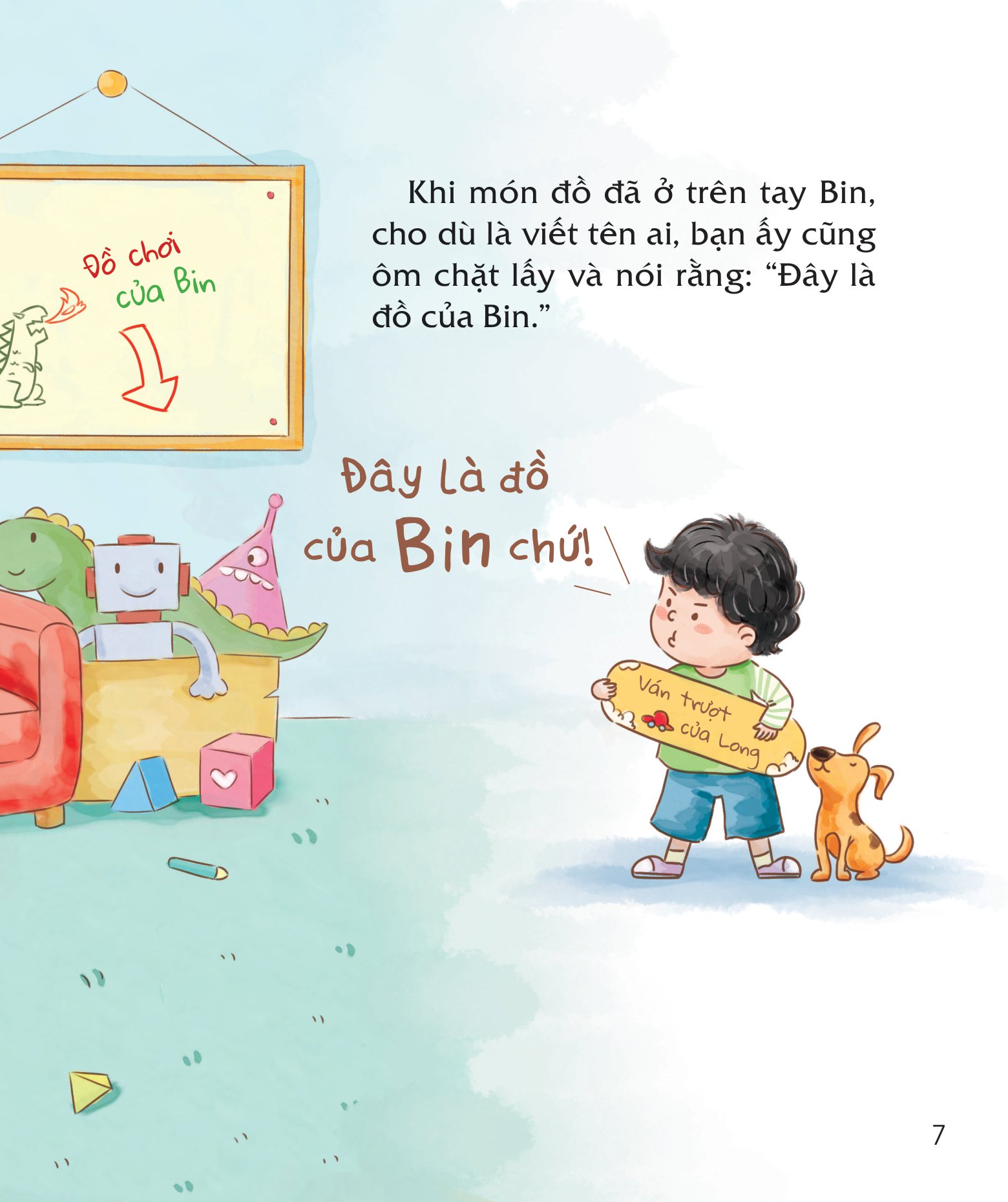 bài học đầu đời cho bé - không được đụng vào đồ của tớ! - giúp trẻ biết chia sẻ, nhường nhịn và không ích kỷ - Ảnh 5