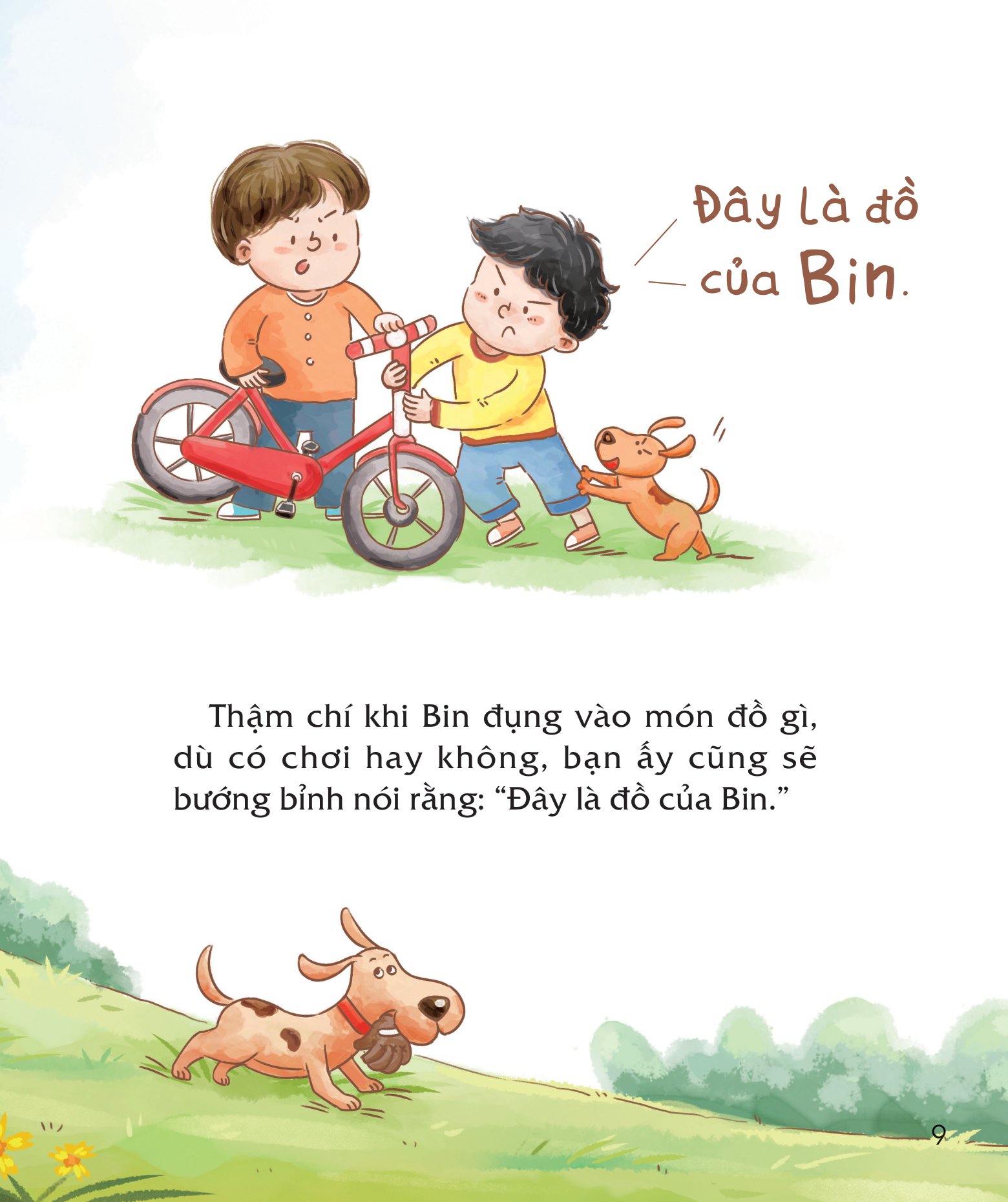 bài học đầu đời cho bé - không được đụng vào đồ của tớ! - giúp trẻ biết chia sẻ, nhường nhịn và không ích kỷ - Ảnh 7