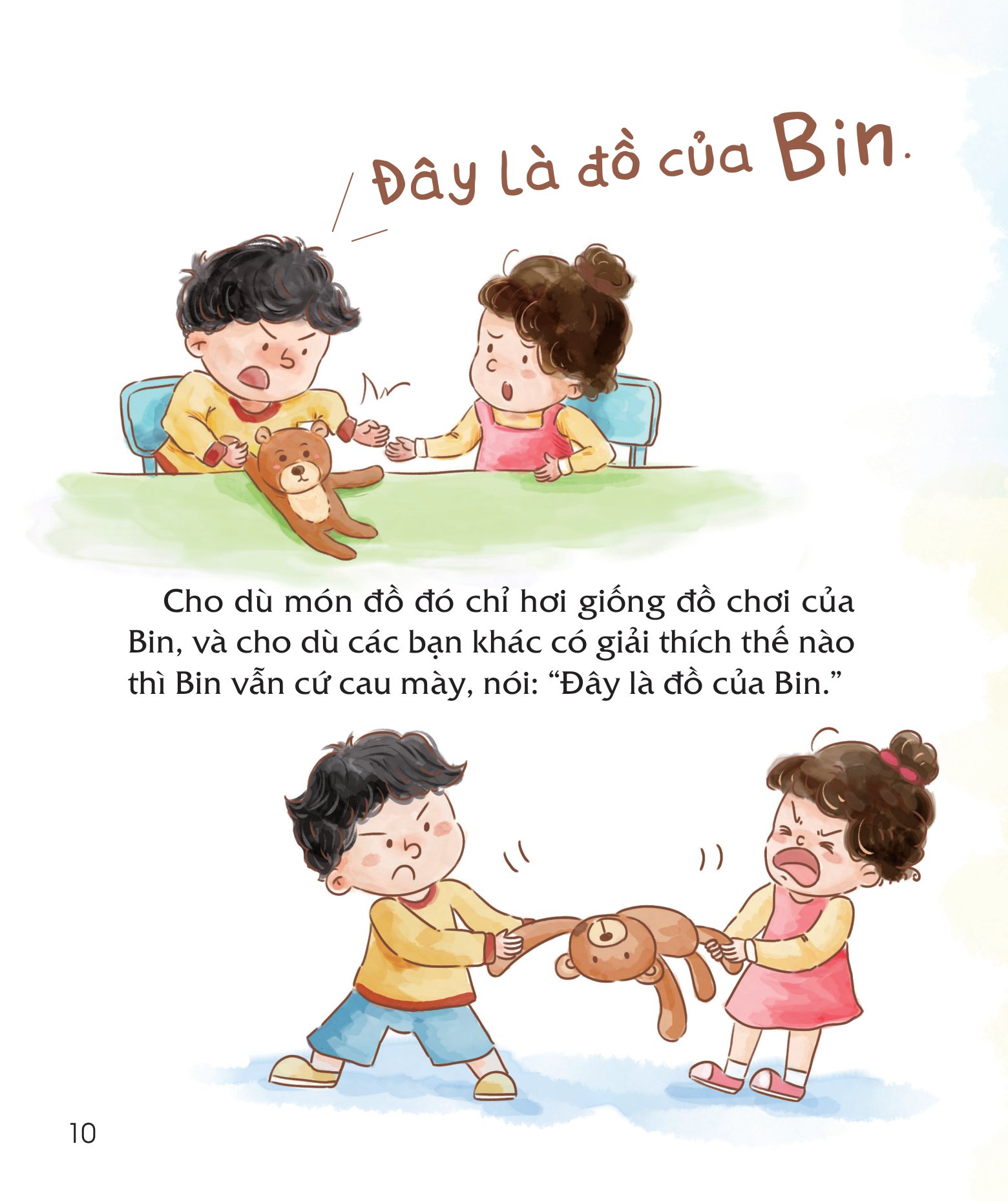 bài học đầu đời cho bé - không được đụng vào đồ của tớ! - giúp trẻ biết chia sẻ, nhường nhịn và không ích kỷ - Ảnh 8