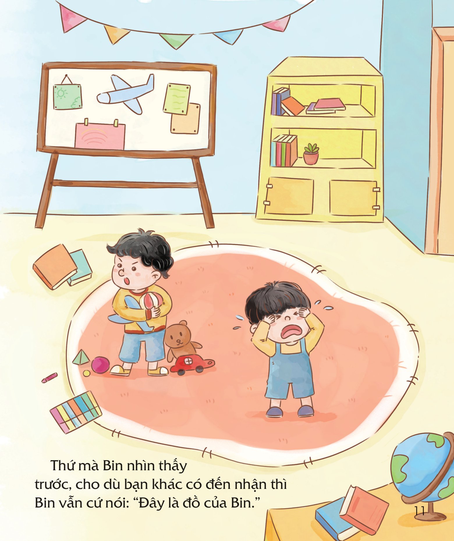 bài học đầu đời cho bé - không được đụng vào đồ của tớ! - giúp trẻ biết chia sẻ, nhường nhịn và không ích kỷ - Ảnh 9