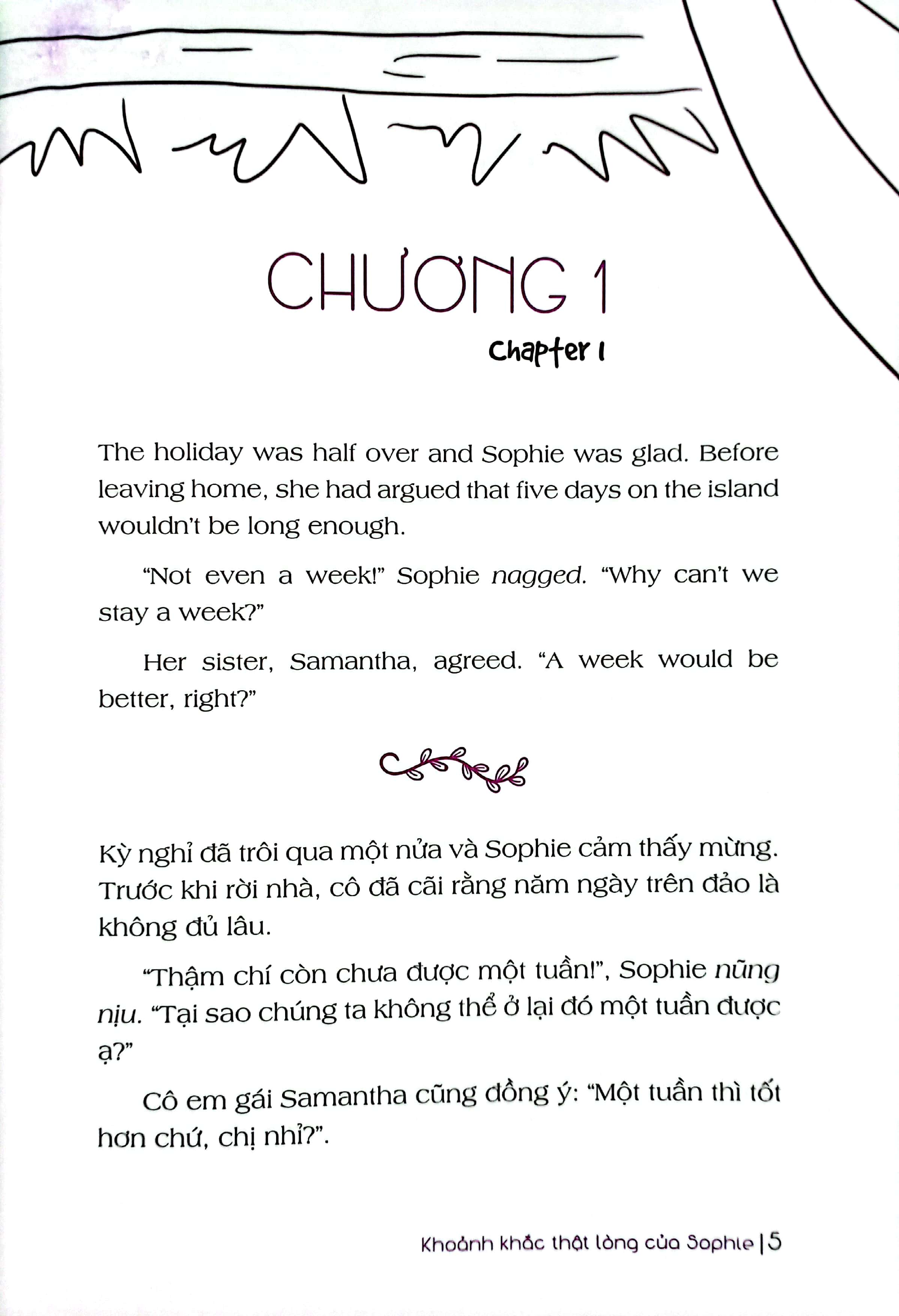 bài học về lòng biết ơn - khoảnh khắc thật lòng của sophie (song ngữ anh - việt) (tái bản 2024) - Ảnh 3