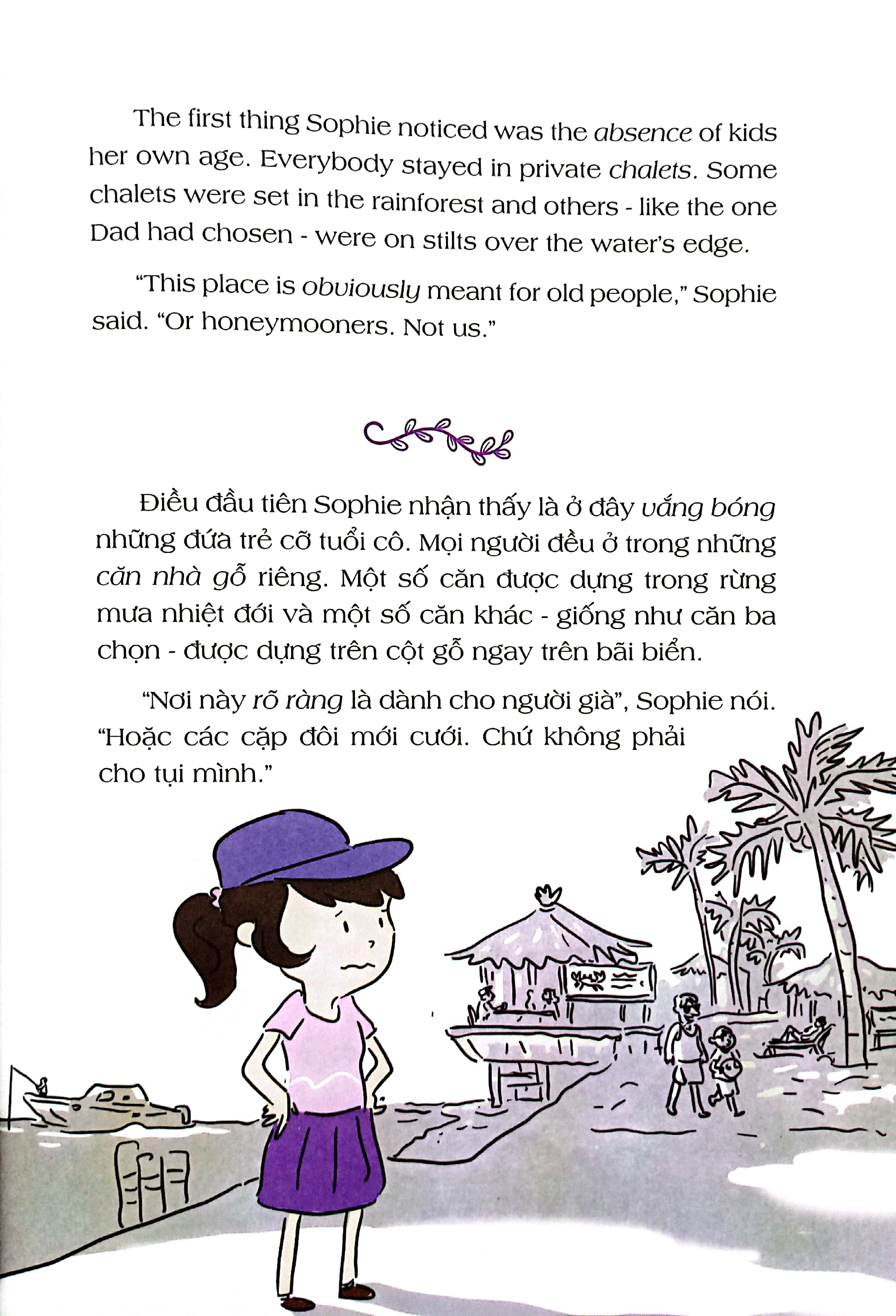 bài học về lòng biết ơn - khoảnh khắc thật lòng của sophie (song ngữ anh - việt) (tái bản 2024) - Ảnh 5