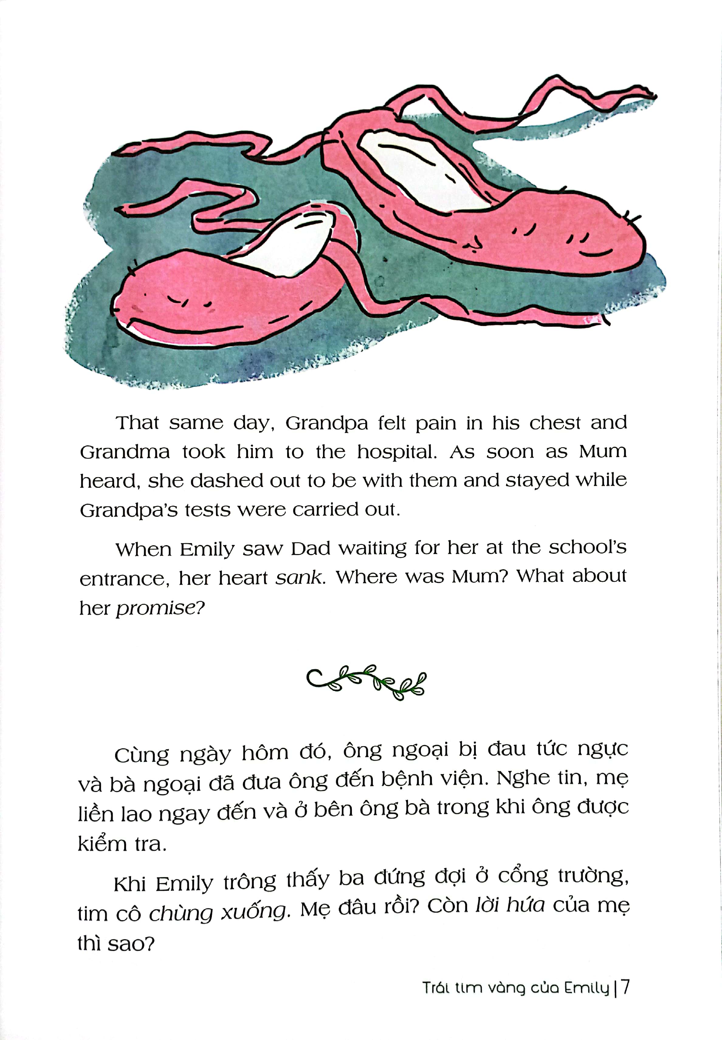 bài học về lòng cảm thông - trái tim vàng của emily (song ngữ anh - việt) (tái bản 2024) - Ảnh 5