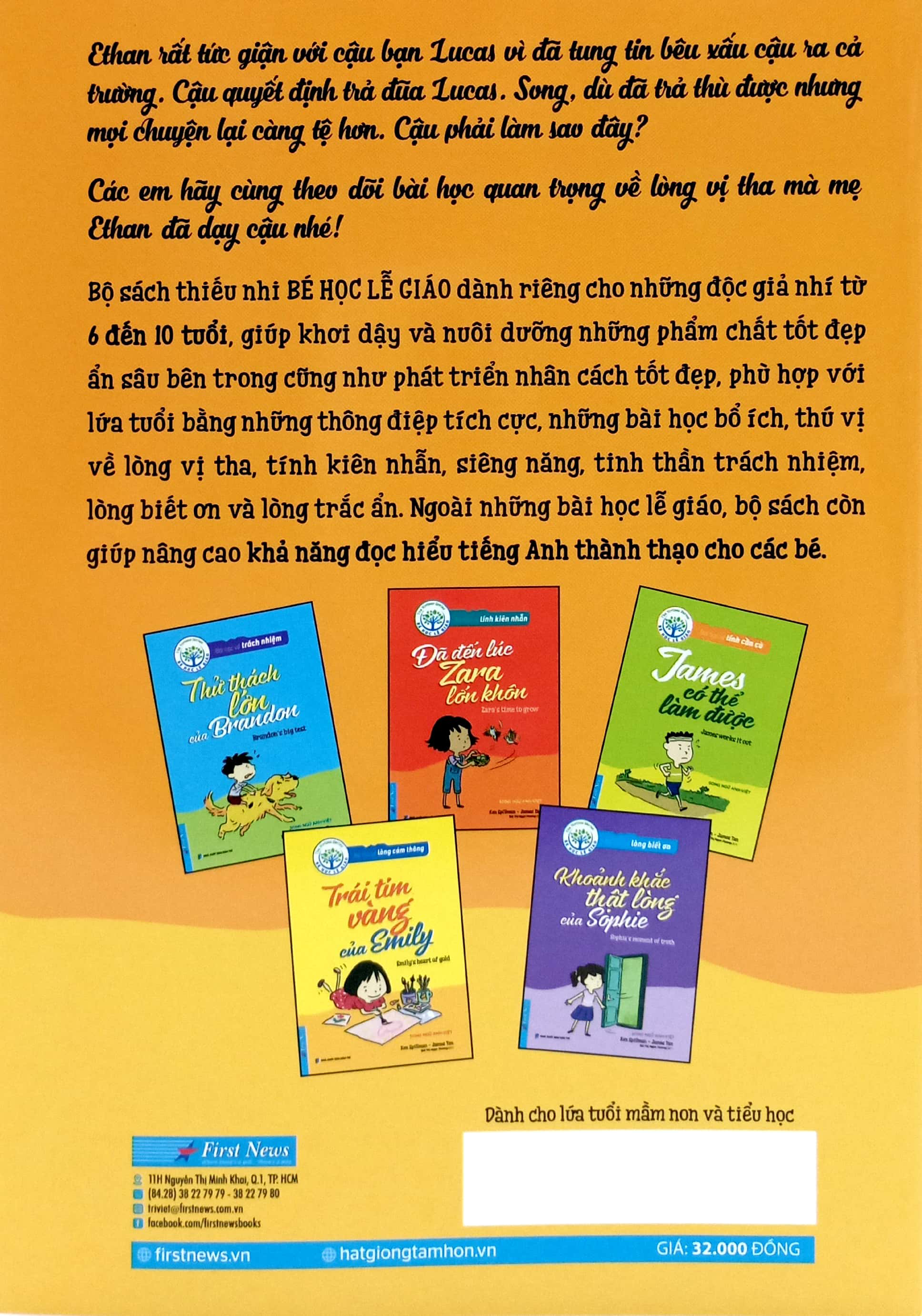 bài học về lòng vị tha - ethan sửa sai (song ngữ anh - việt) (tái bản 2024) - Ảnh 7