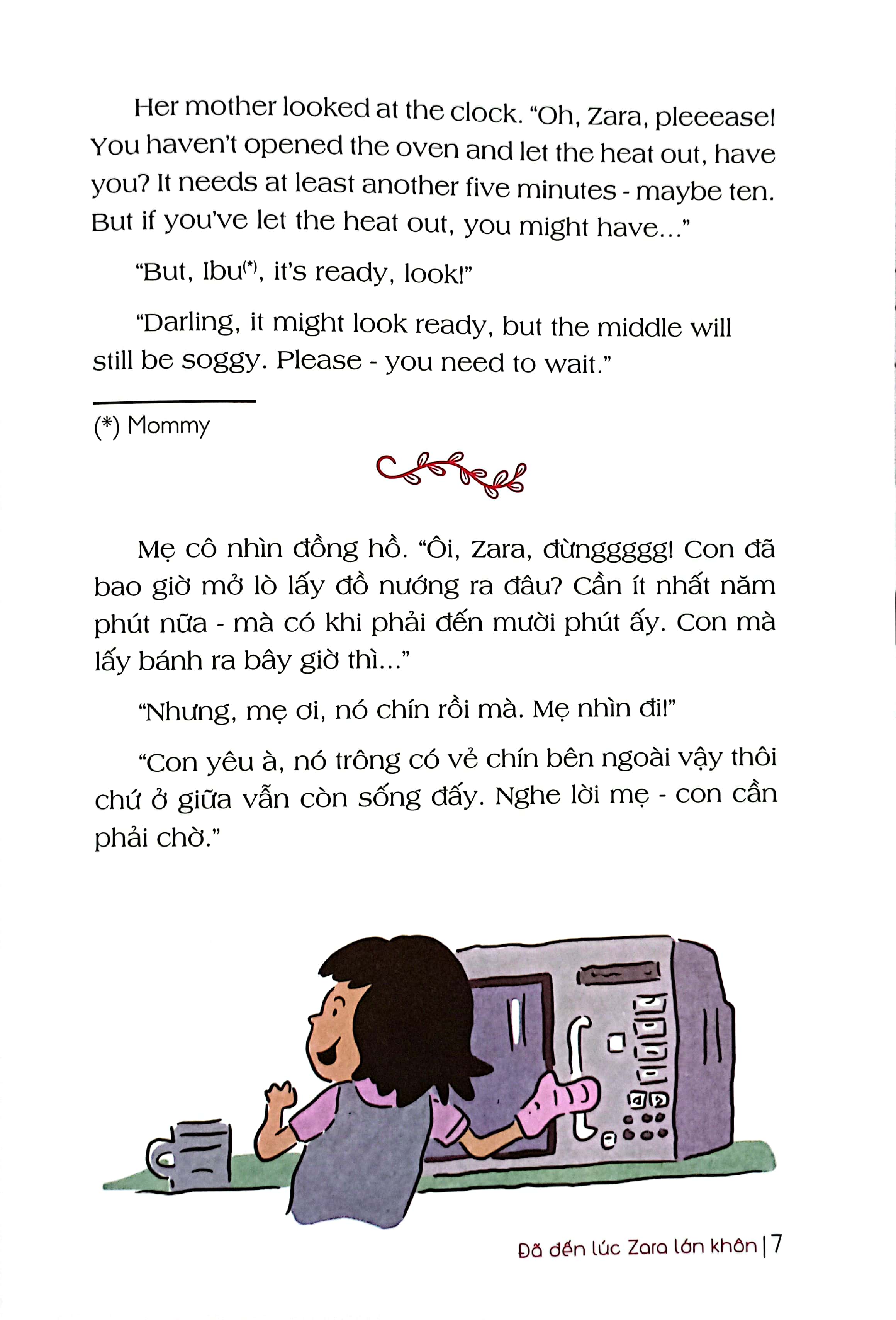 bài học về tính kiên nhẫn - đã đến lúc zara lớn khôn (song ngữ anh - việt) (tái bản 2024) - Ảnh 6