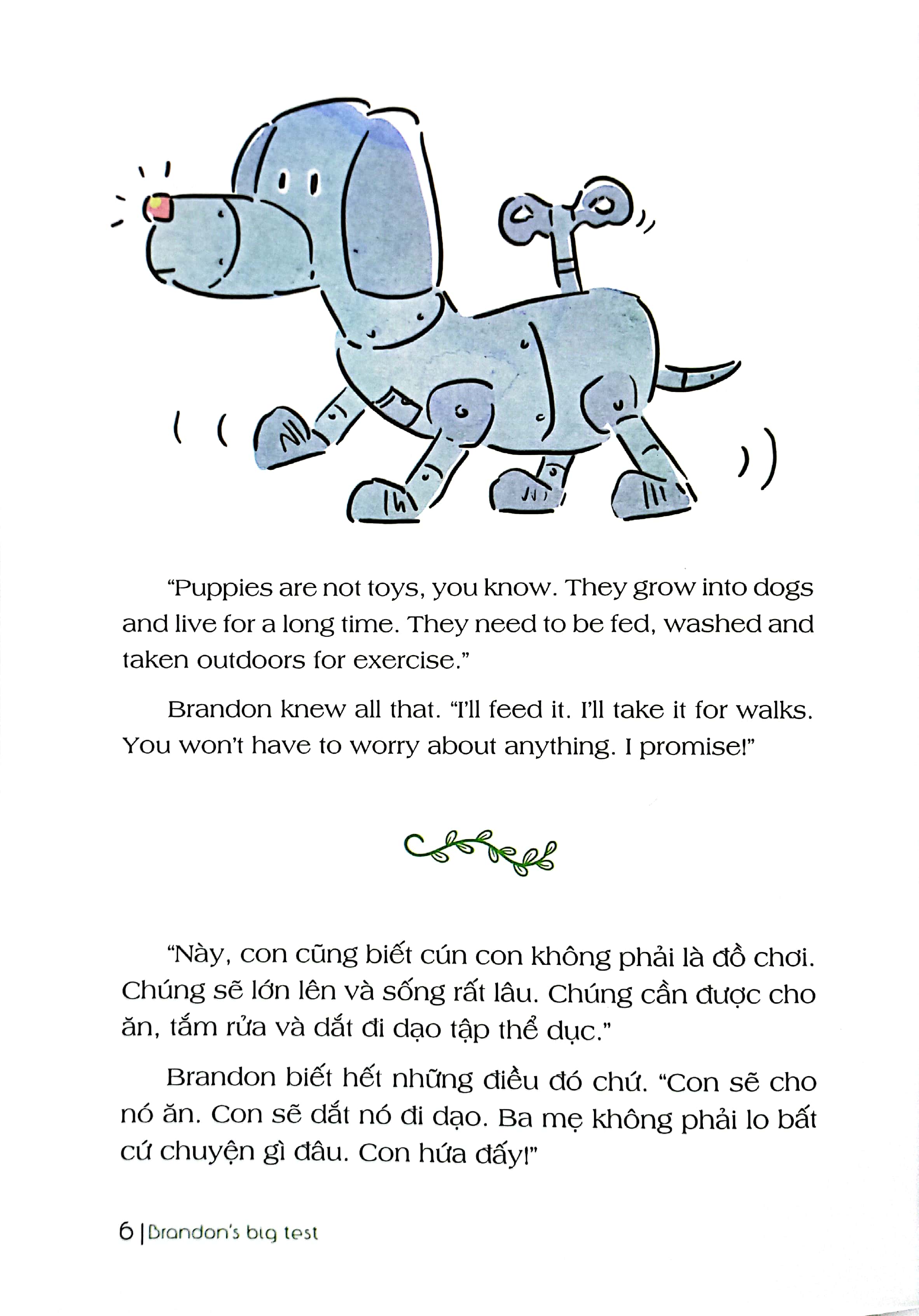 bài học về trách nhiệm - thử thách lớn của brandon (song ngữ anh - việt) (tái bản 2024) - Ảnh 4