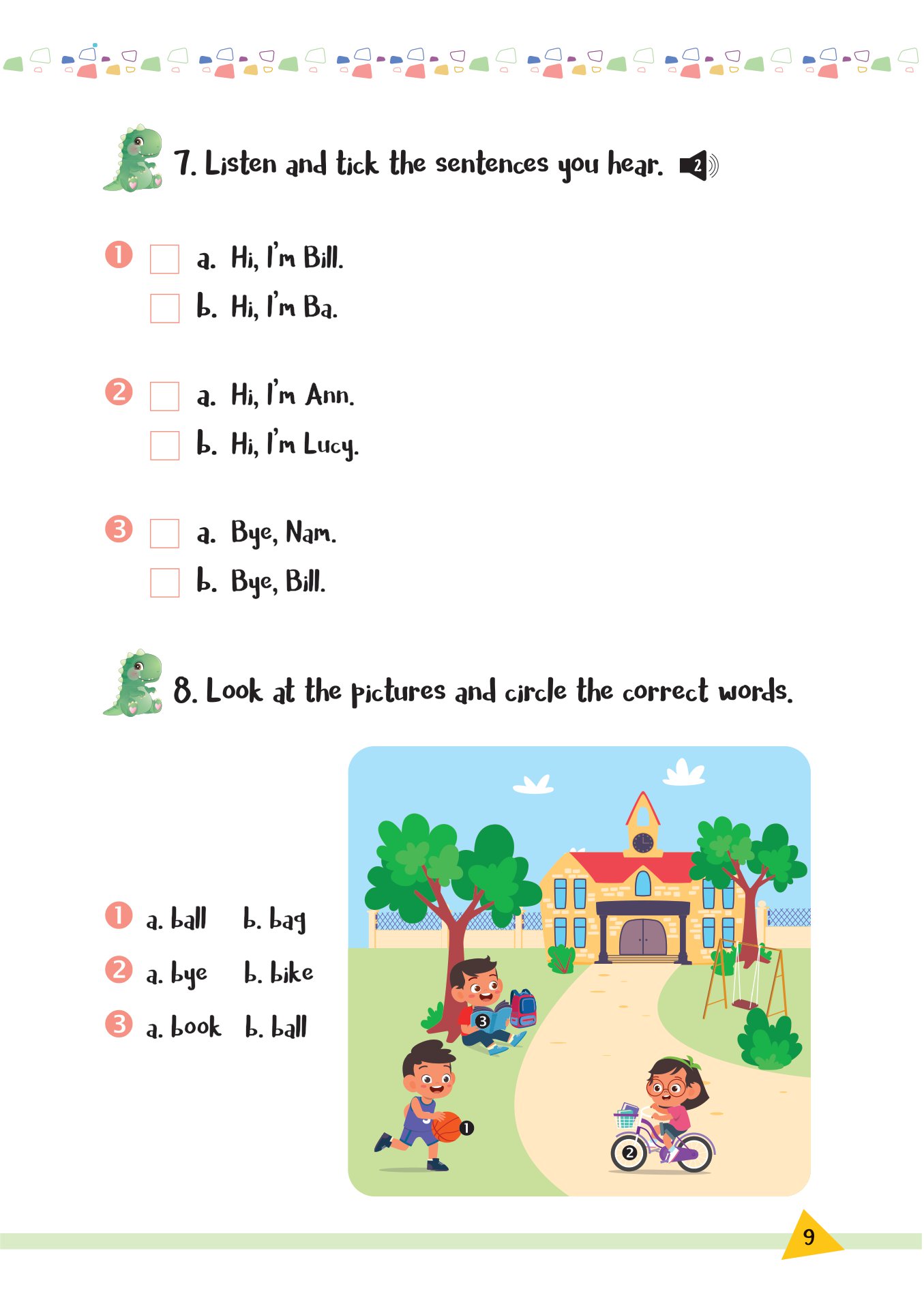 bài tập bổ trợ nâng cao tiếng anh lớp 1 - Ảnh 10