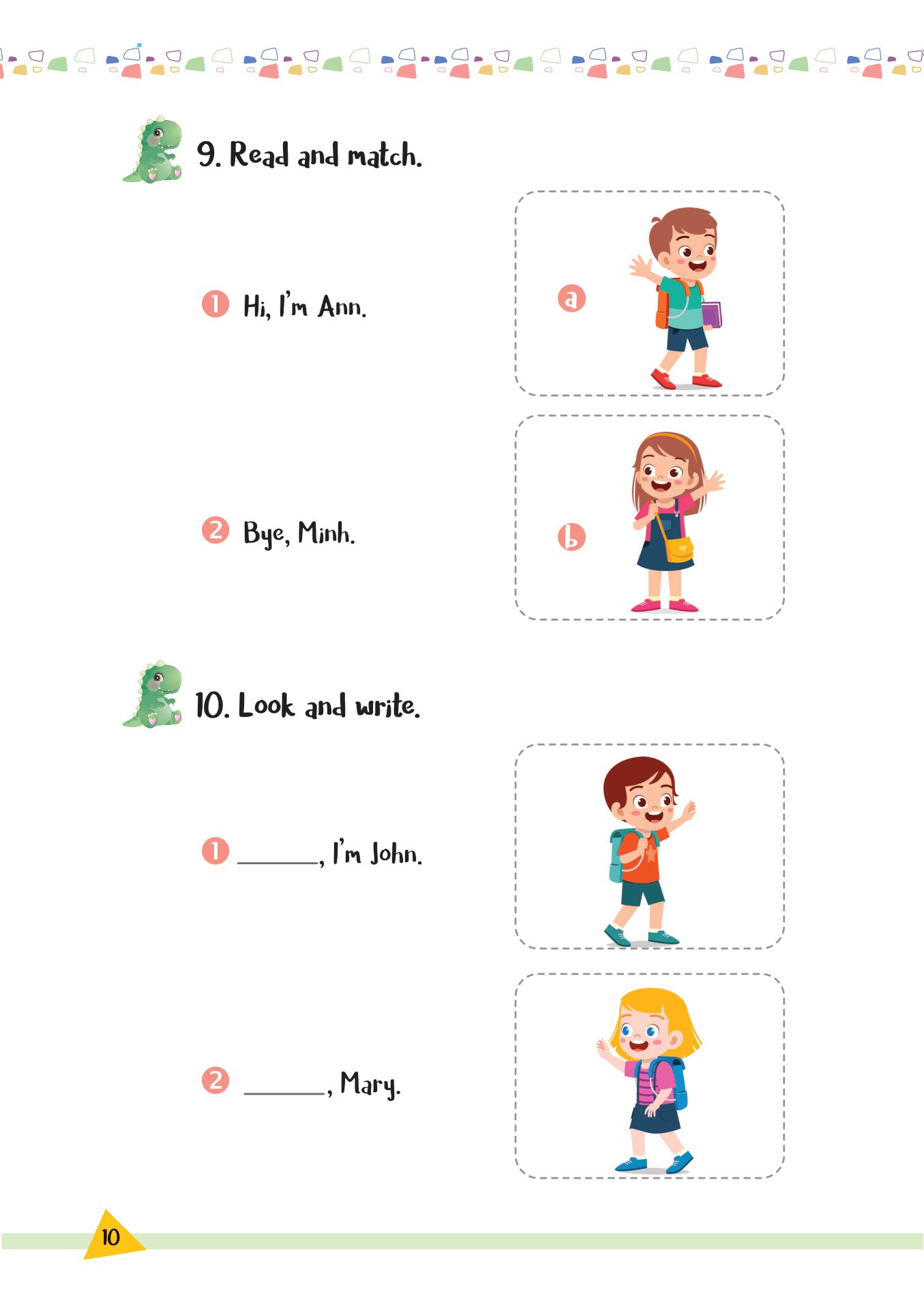 bài tập bổ trợ nâng cao tiếng anh lớp 1 - Ảnh 11