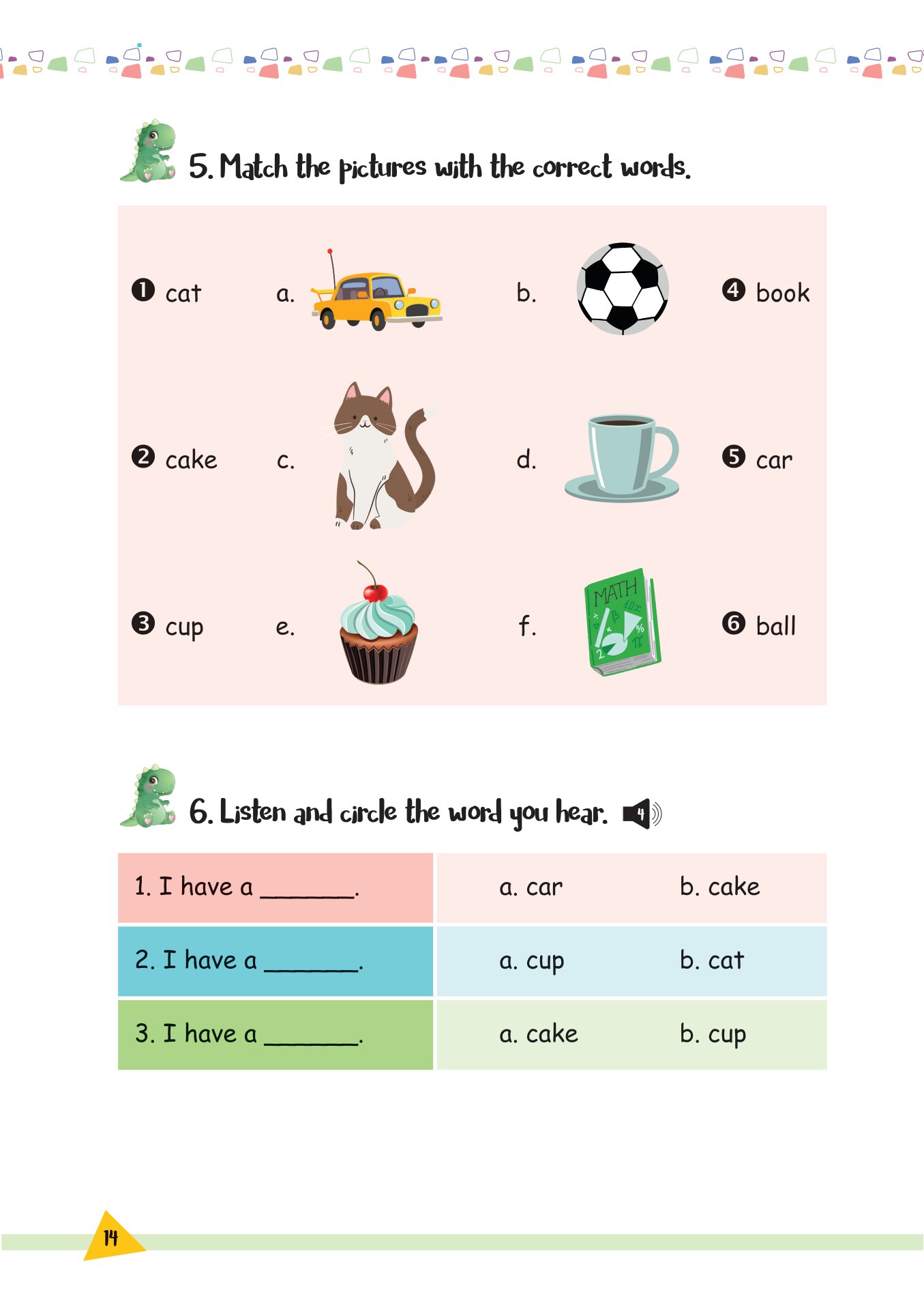 bài tập bổ trợ nâng cao tiếng anh lớp 1 - Ảnh 15