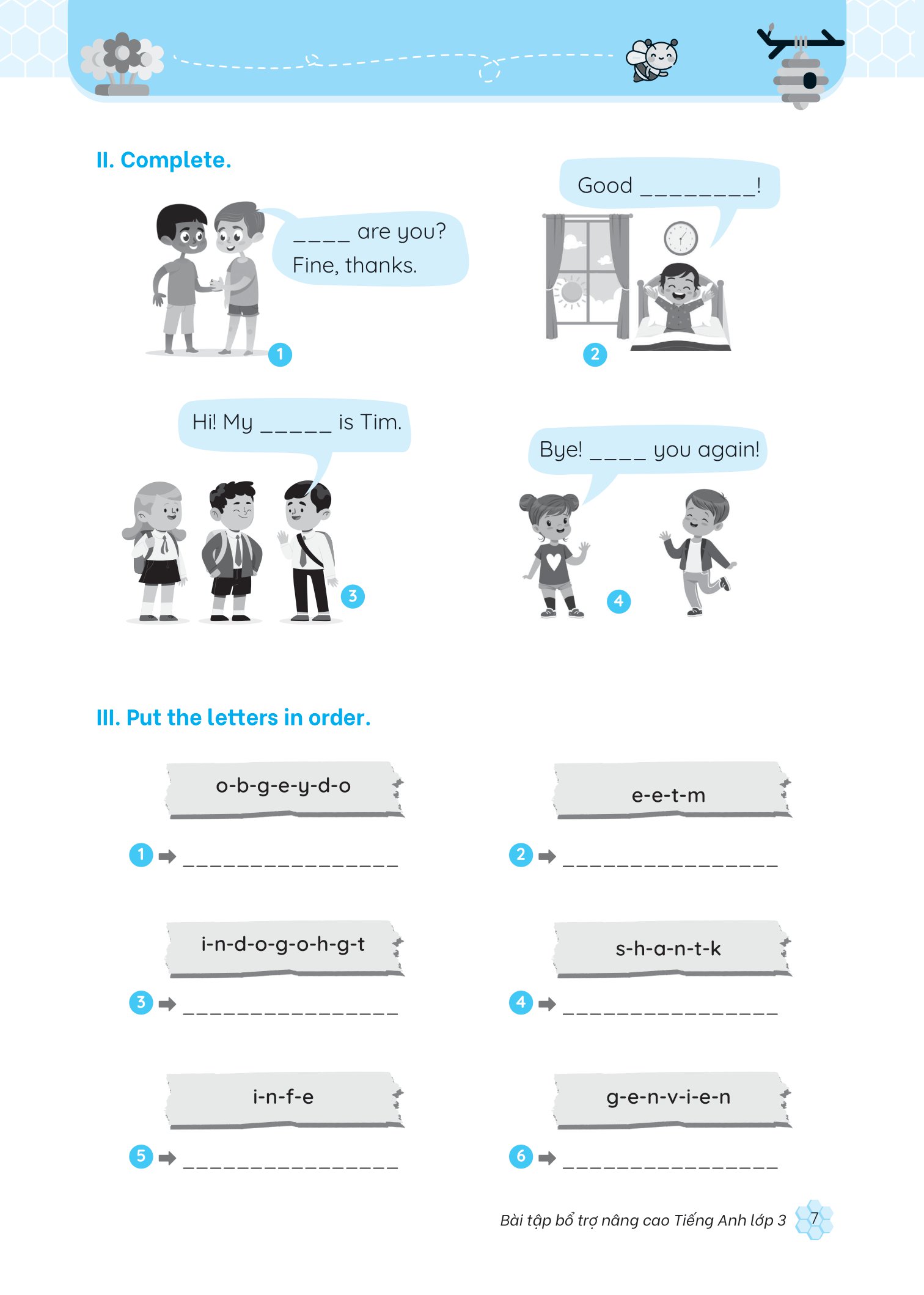 bài tập bổ trợ nâng cao tiếng anh lớp 3 - Ảnh 8