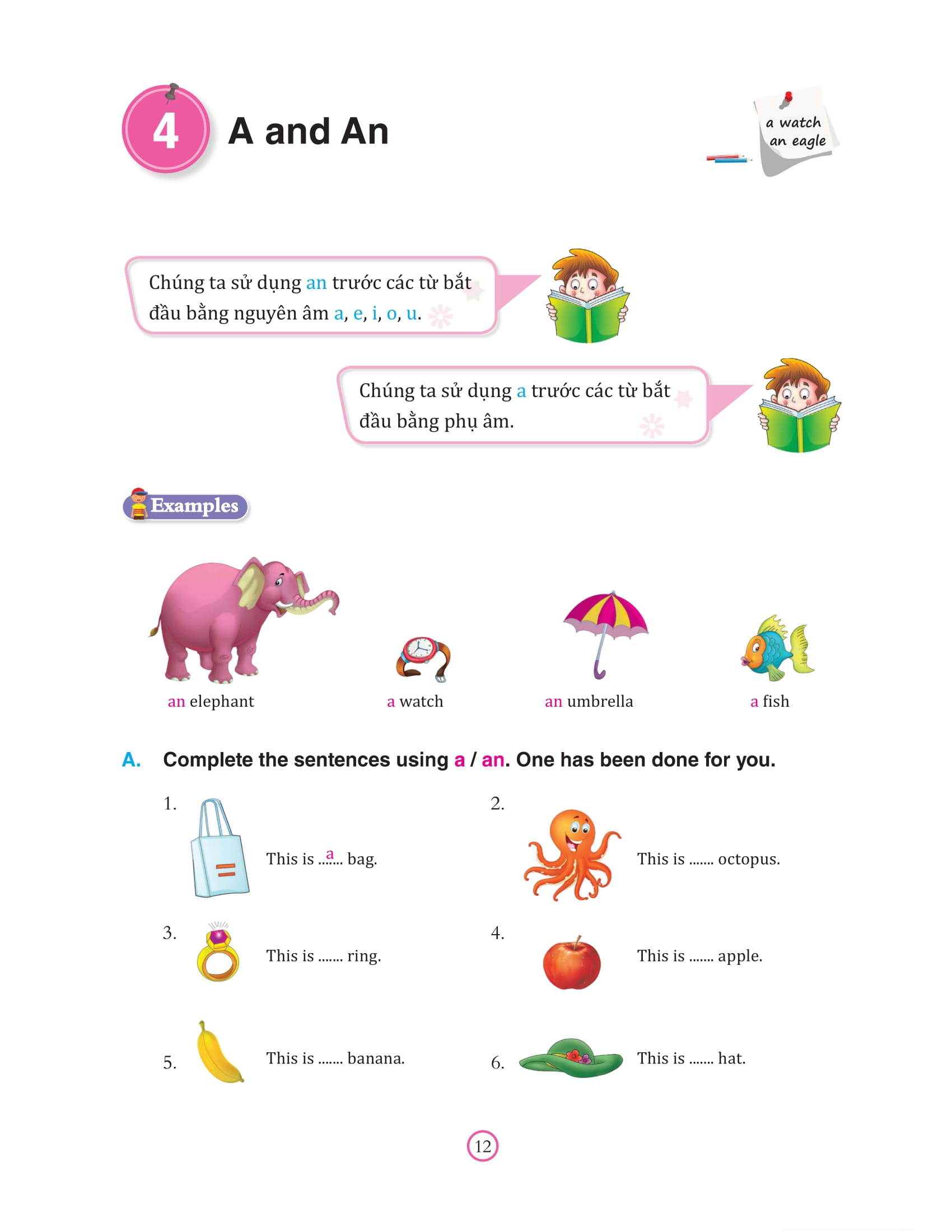 bài tập bổ trợ ngữ pháp tiếng anh - lớp 1 - Ảnh 10