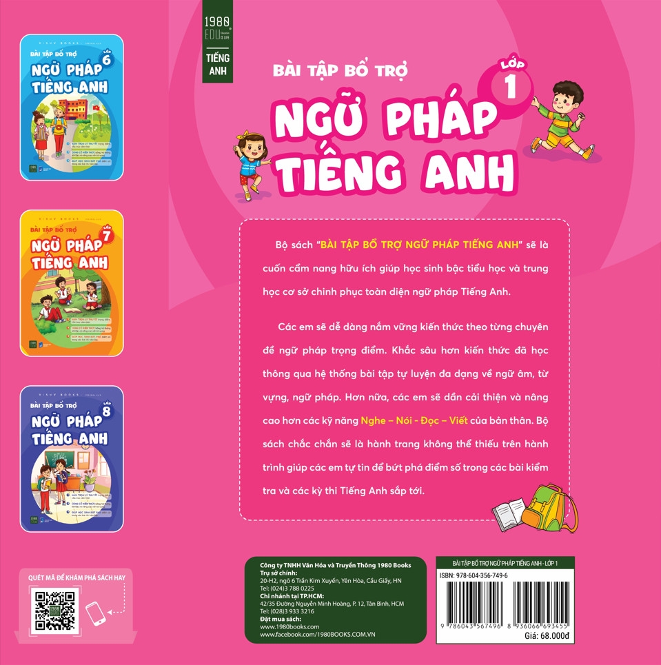 bài tập bổ trợ ngữ pháp tiếng anh - lớp 1 - Ảnh 2