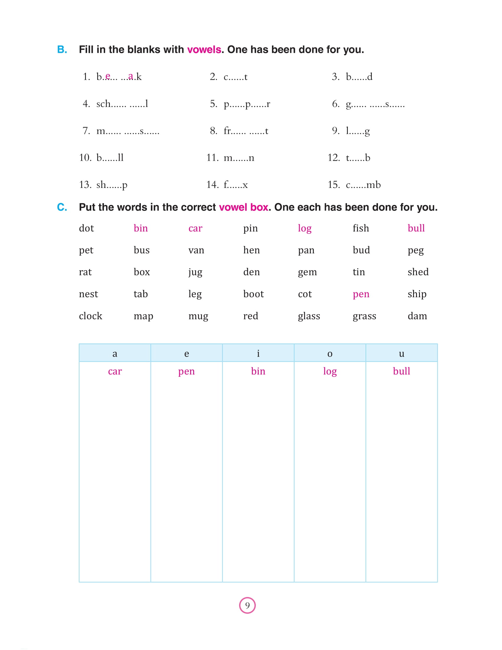 bài tập bổ trợ ngữ pháp tiếng anh - lớp 1 - Ảnh 7
