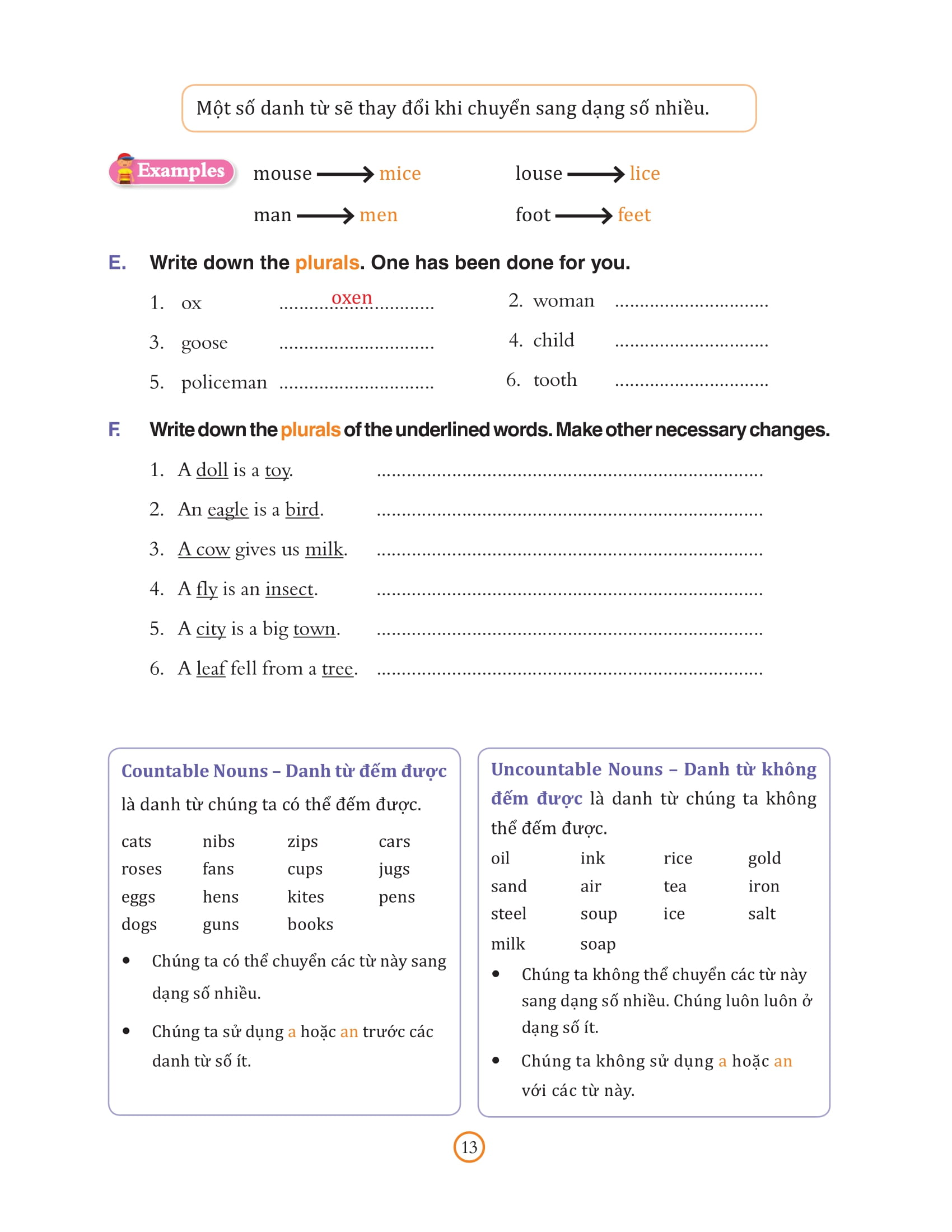 bài tập bổ trợ ngữ pháp tiếng anh - lớp 2 - Ảnh 11