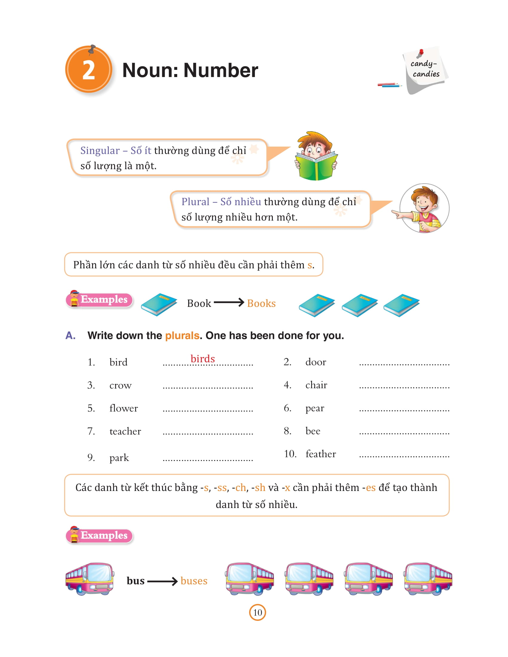 bài tập bổ trợ ngữ pháp tiếng anh - lớp 2 - Ảnh 8