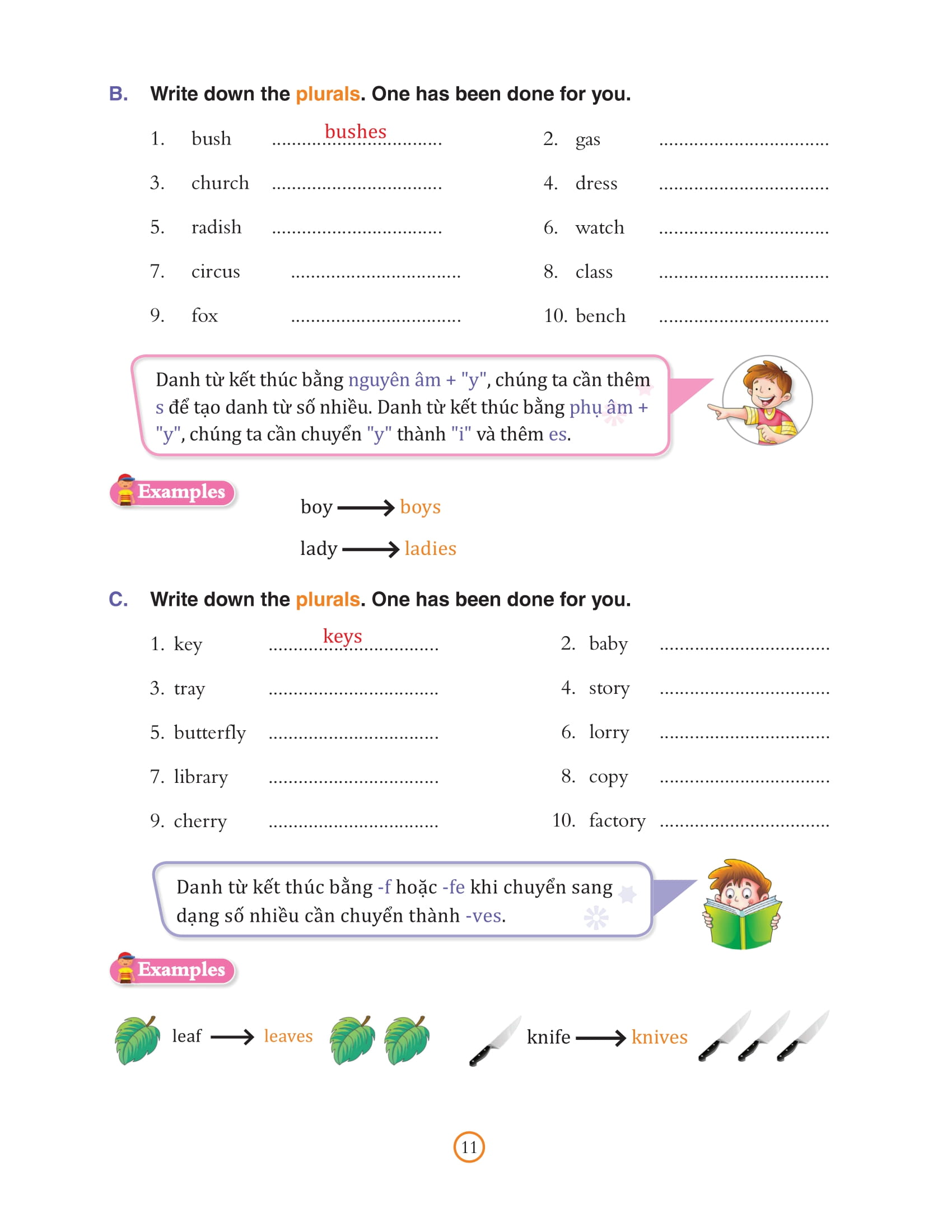 bài tập bổ trợ ngữ pháp tiếng anh - lớp 2 - Ảnh 9