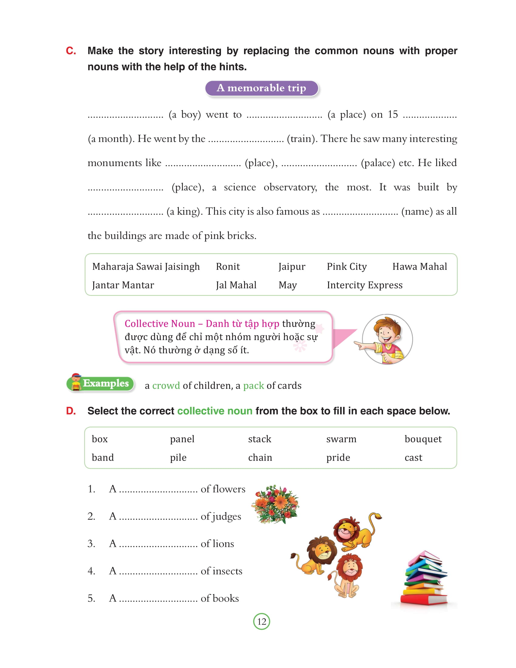 bài tập bổ trợ ngữ pháp tiếng anh - lớp 3 - Ảnh 10