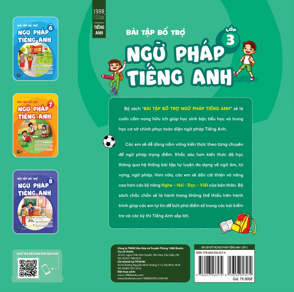 bài tập bổ trợ ngữ pháp tiếng anh - lớp 3 - Ảnh 2