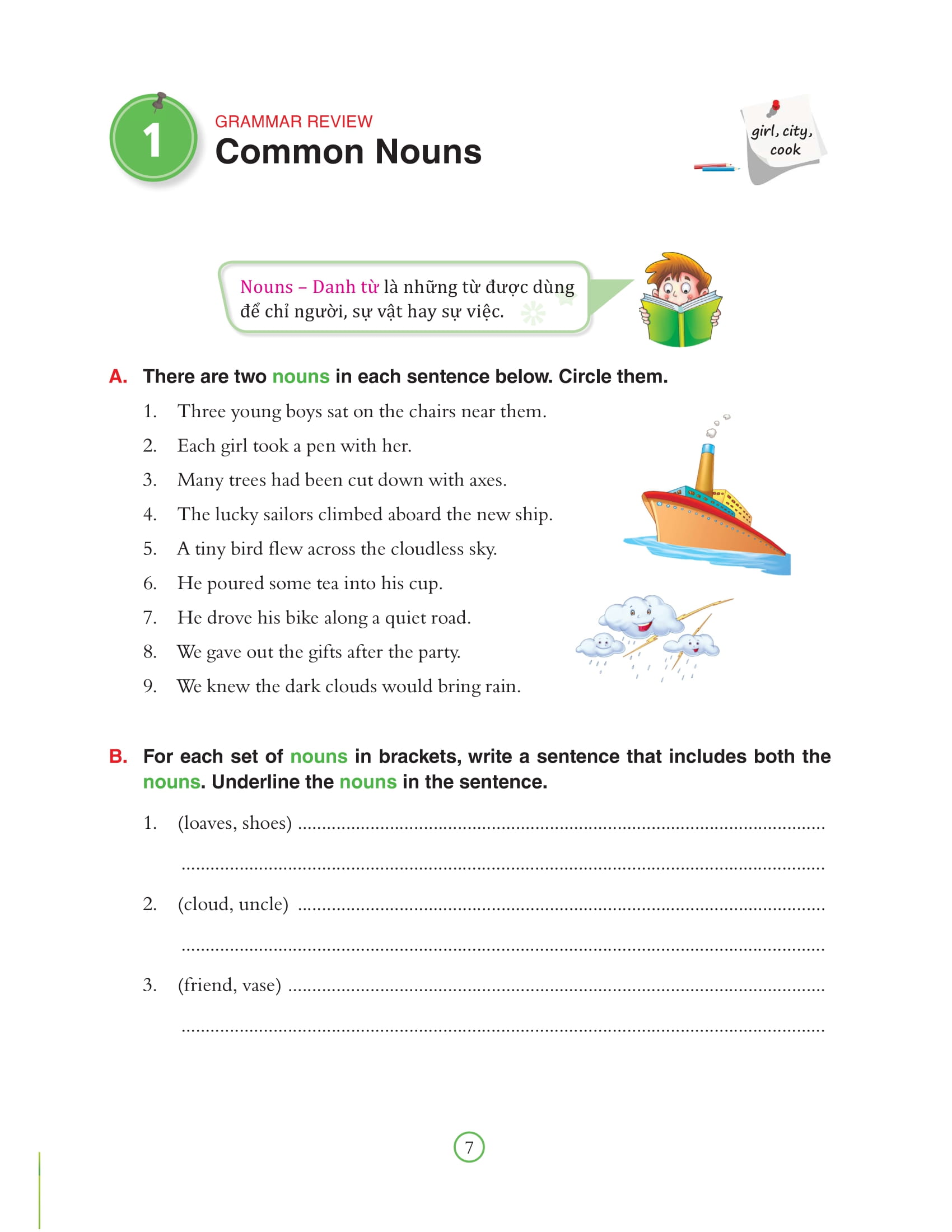 bài tập bổ trợ ngữ pháp tiếng anh - lớp 3 - Ảnh 5